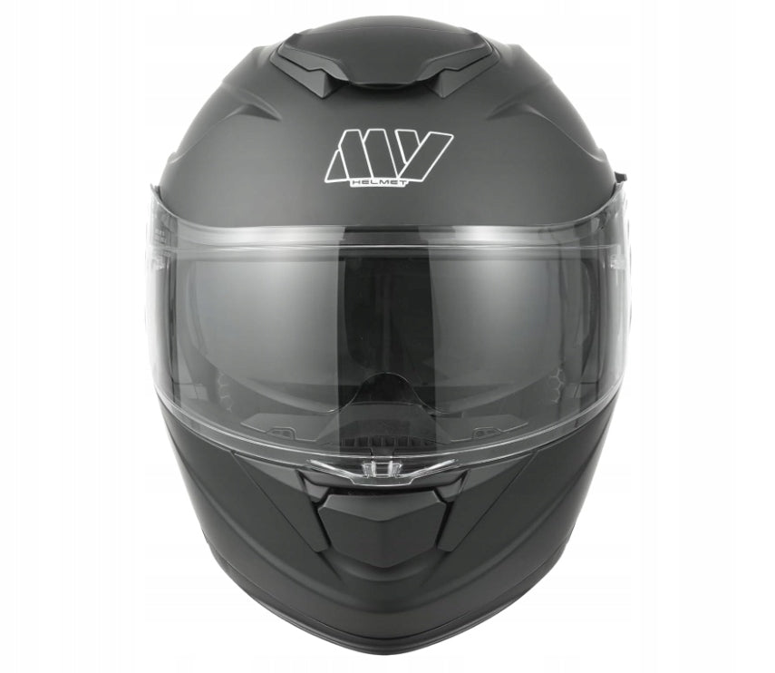 MY 935 MOTORCYCLE HELMET FULL FACE BLACK MAT SIZE XXL TITANIUM MATT Size XXL