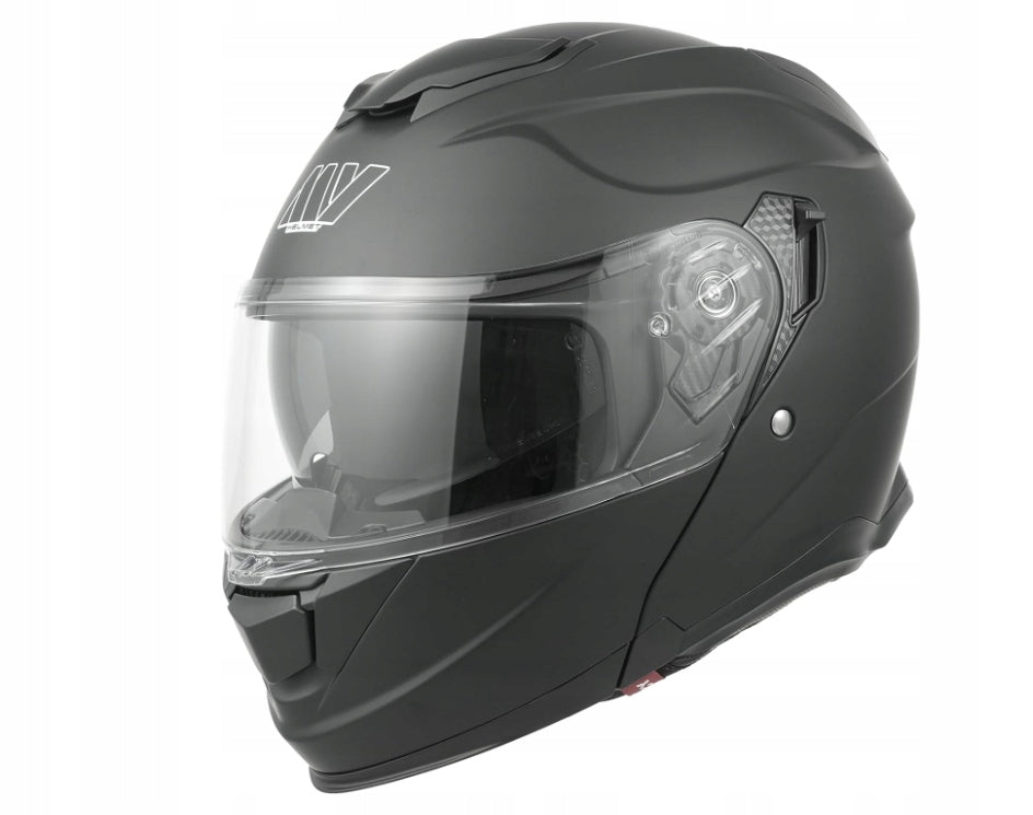 MY 935 MOTORCYCLE HELMET FULL FACE BLACK MAT SIZE XXL TITANIUM MATT