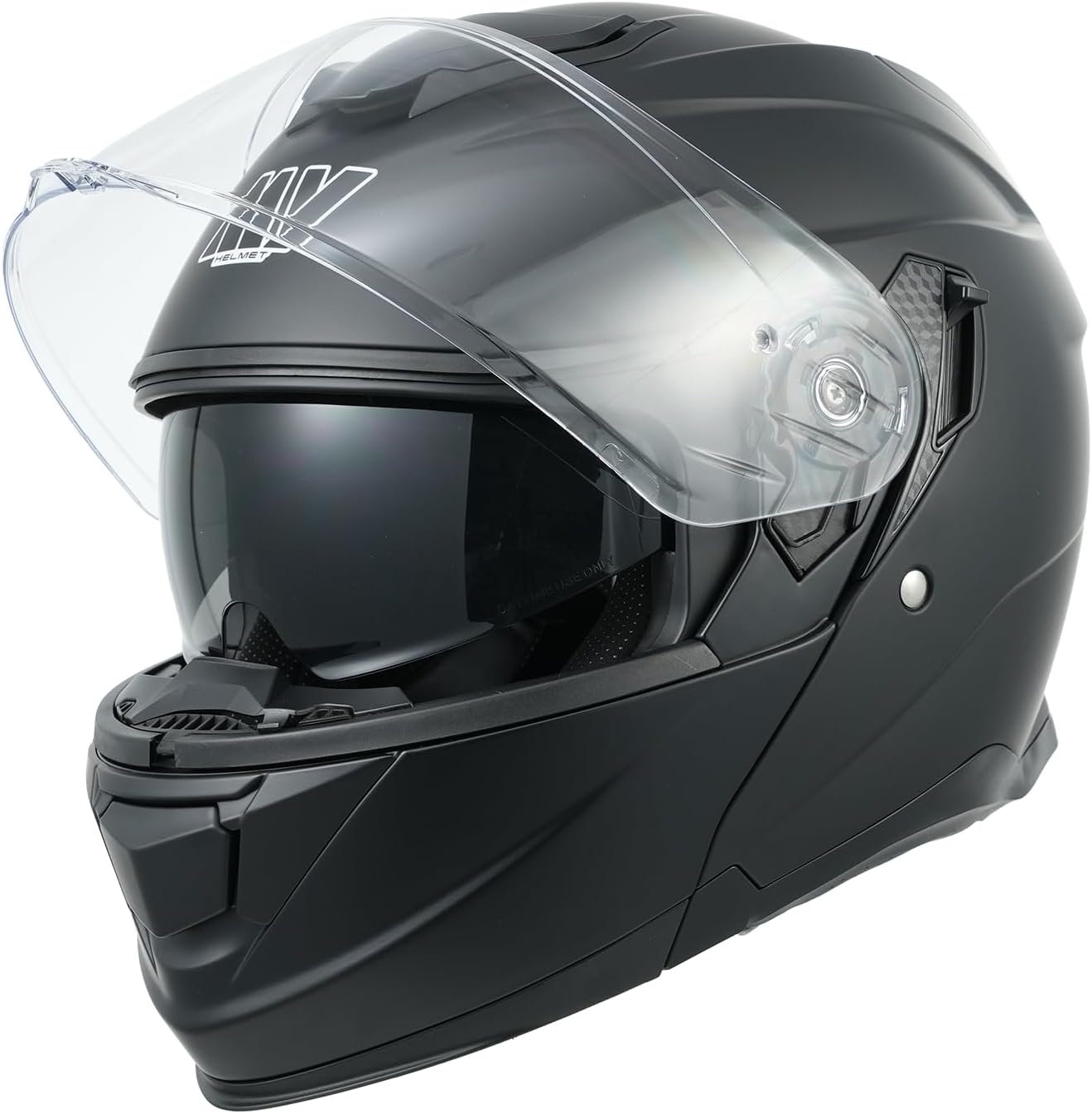 MY HELMET motorcycle modular helmet with tilting head double visor L