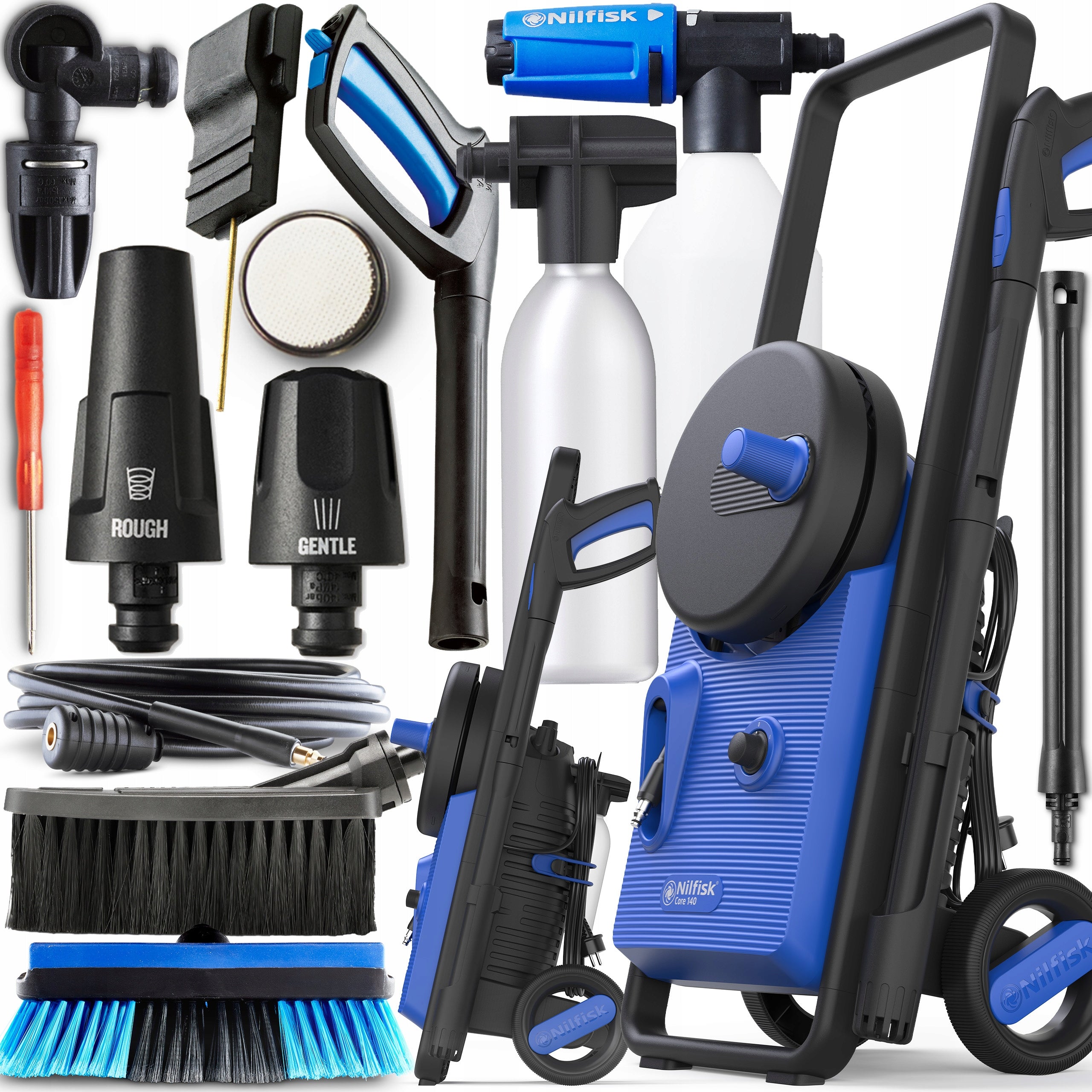 Waschanlage Nilfisk Core 140-8 PowerControl In-Hand Car Wash EU Upright Electric 474 l/h 1800 W