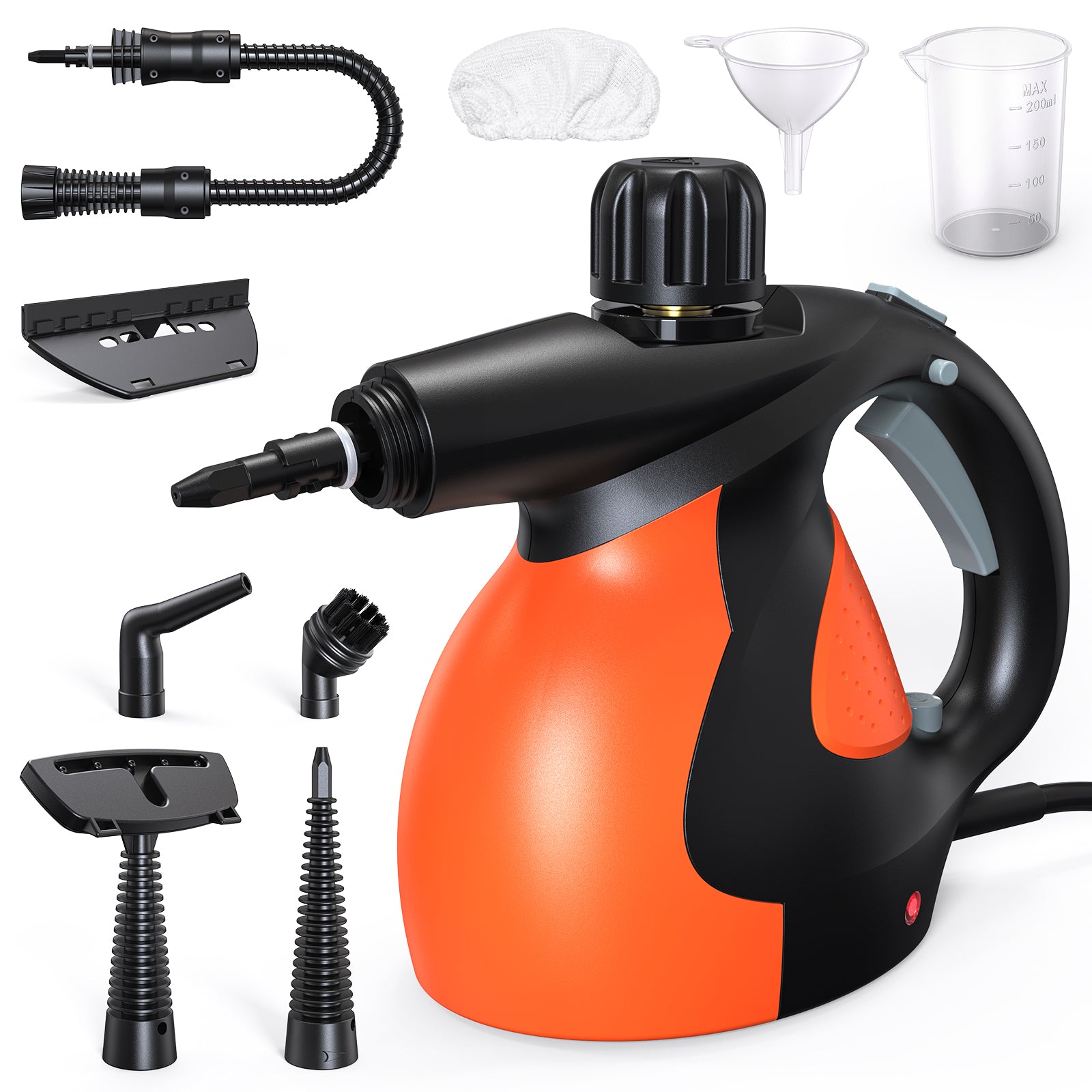 MYJKA PAROWA CZYŚCIK DO OKIEN FUG PAROWNICA RĘCZNA 3,5 Bar 1200W Zestaw