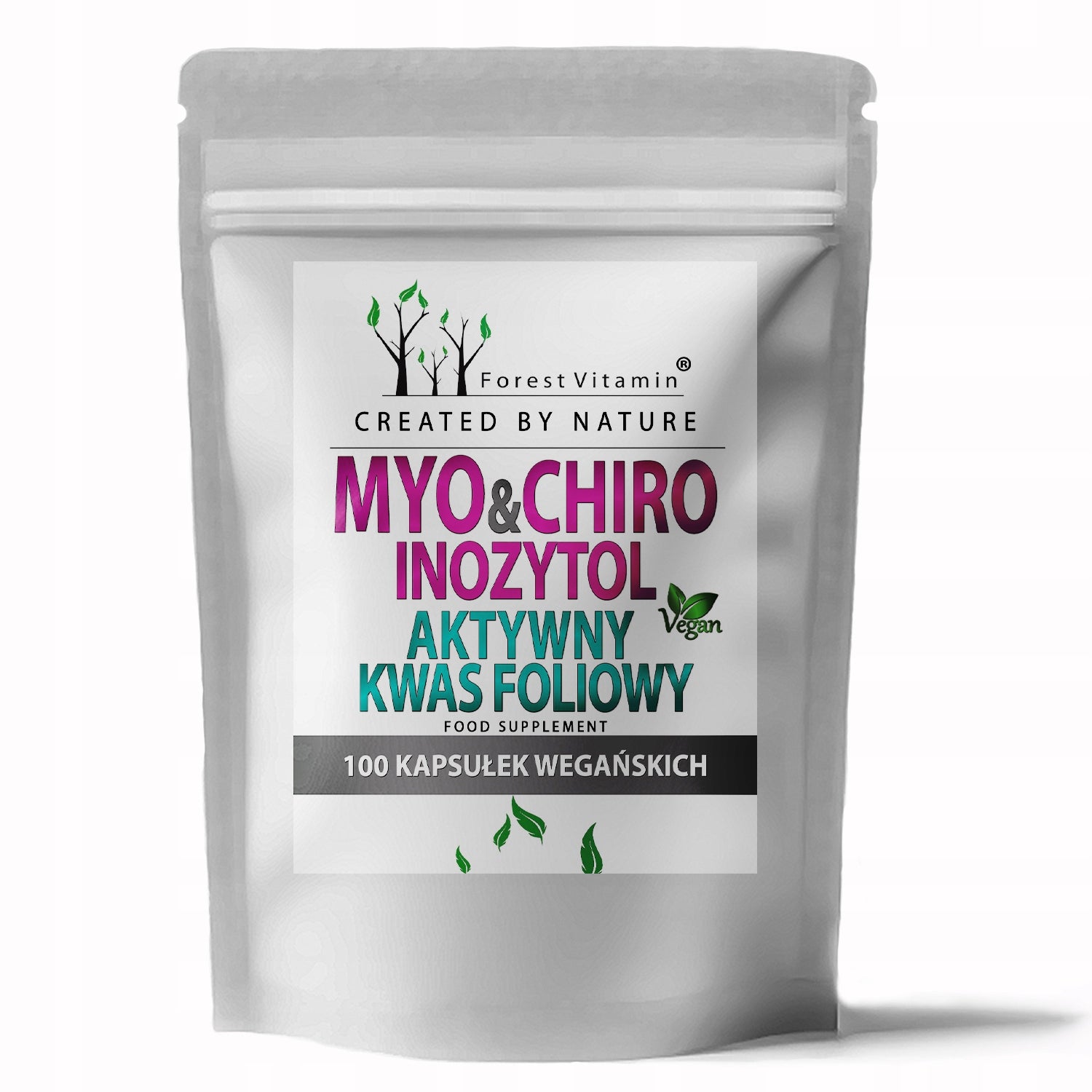 MYO MIO INOSITOL CHIRO FOLIC ACID 100caps FOLIAN INOSITOL PCOS B8 Medical device no