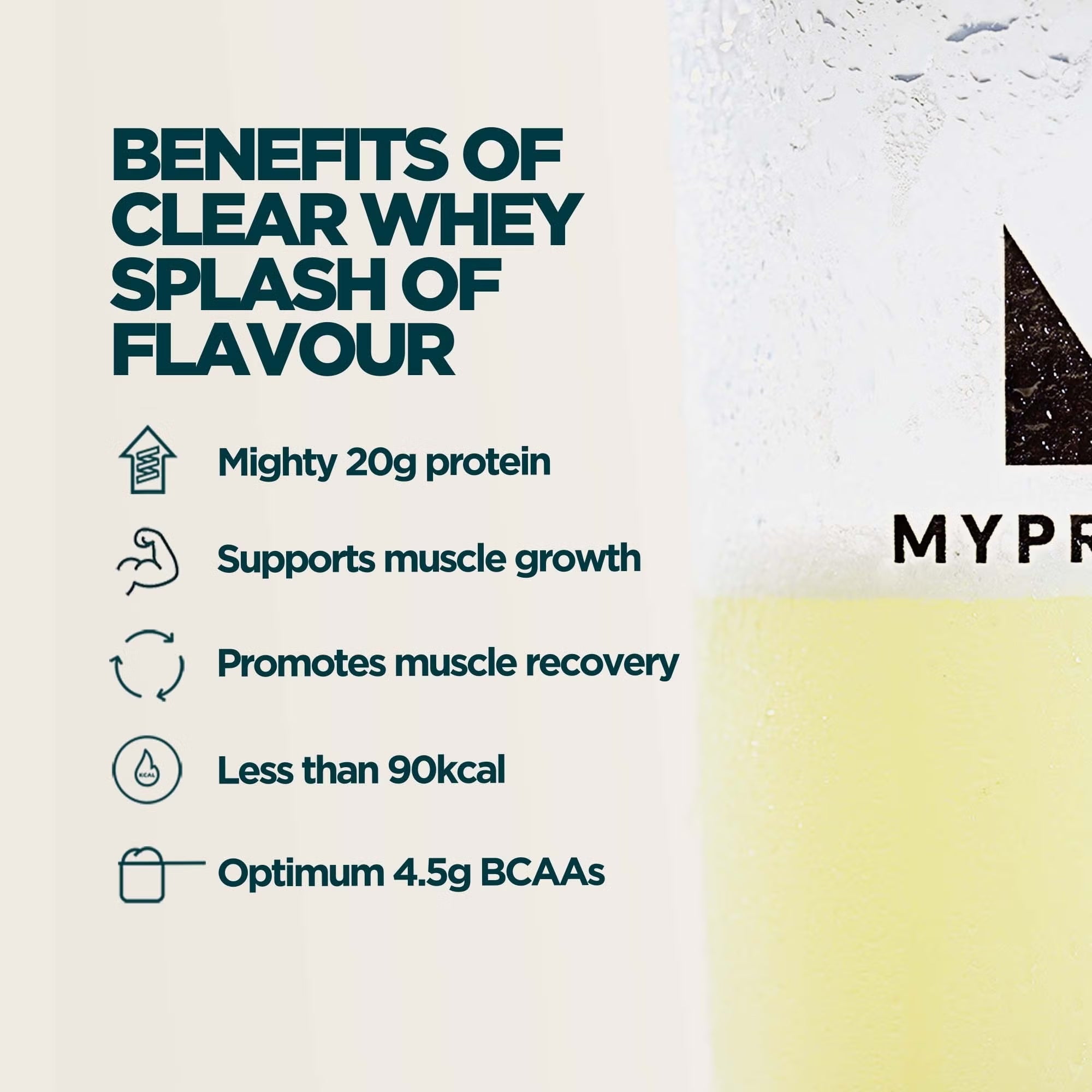 MYPROTEIN Clear Whey Splash of Orange and Mango Protein Conditioner 390g Expiration date at least 3 months from the date of purchase