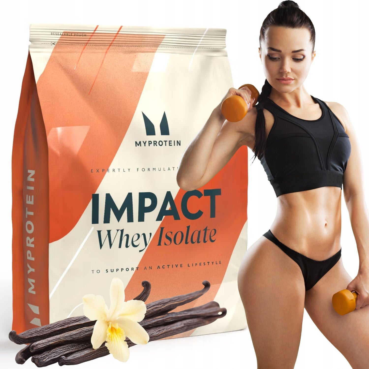 MYPROTEIN IMPACT WHEY ISOLATE 900g protein supplement isolate WPI taste VANILLA