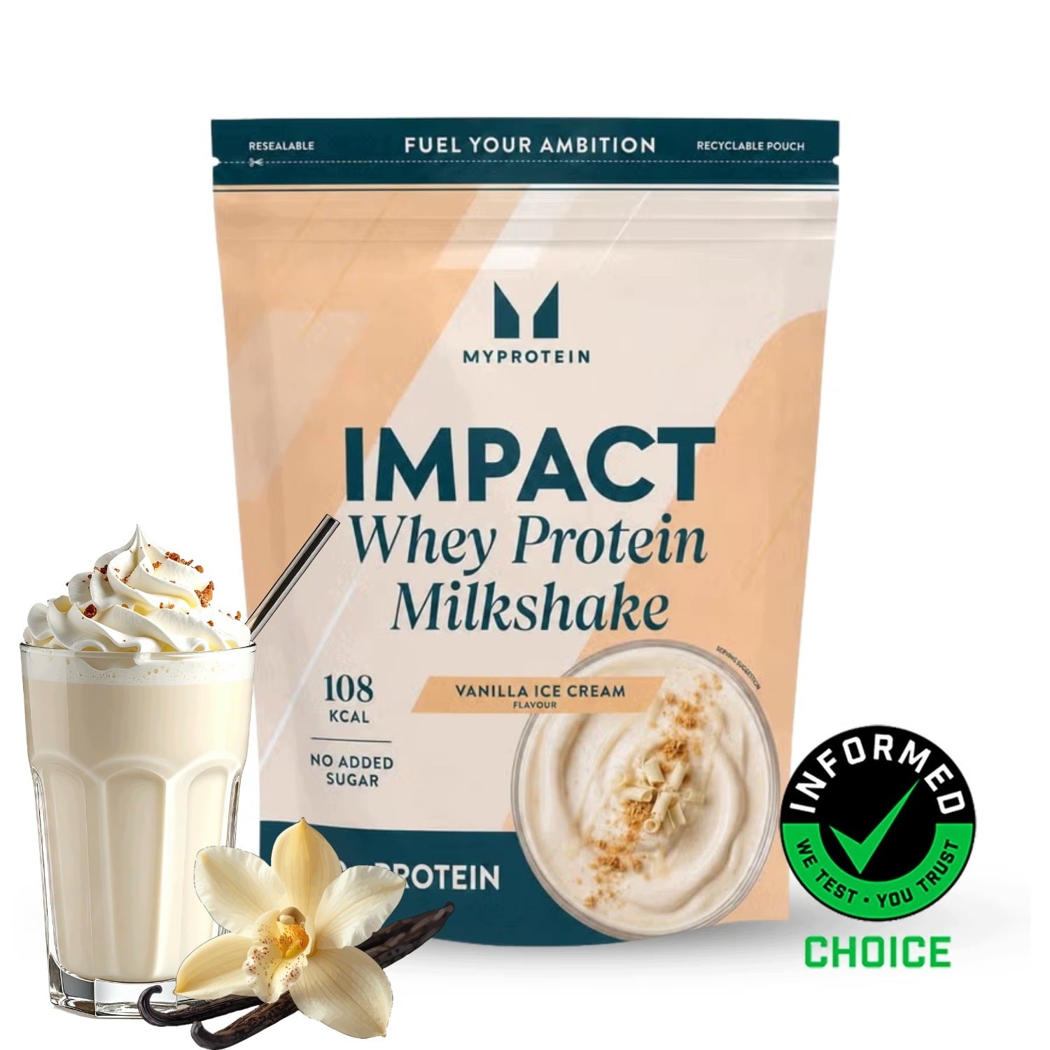 MYPROTEIN Impact Whey Protein Milkshake Creamy Protein Shake 2,61kg WANIL