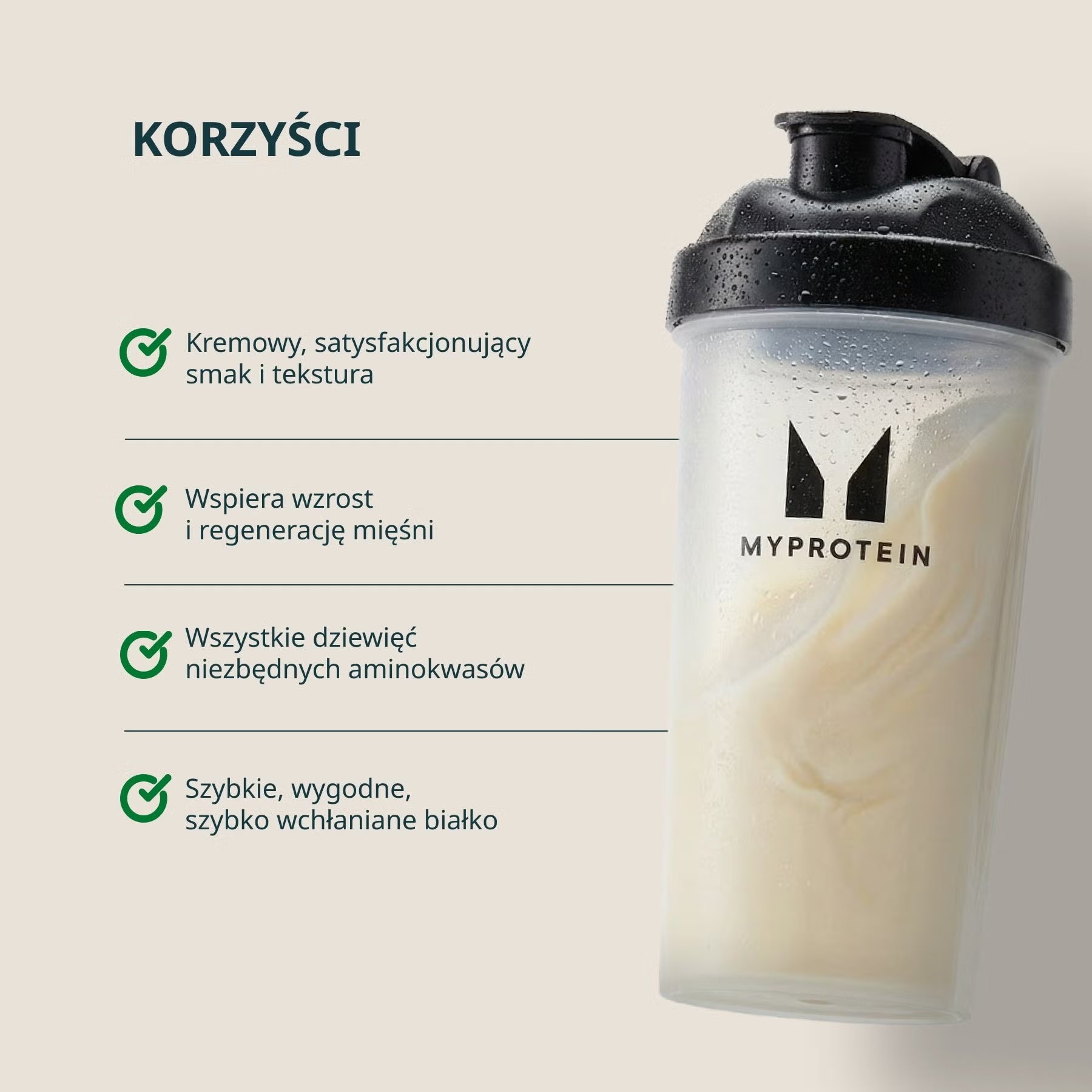 MYPROTEIN Impact Whey Protein Milkshake Creamy Protein Shake 465g NATURAL Expiration date at least 3 months from the date of purchase