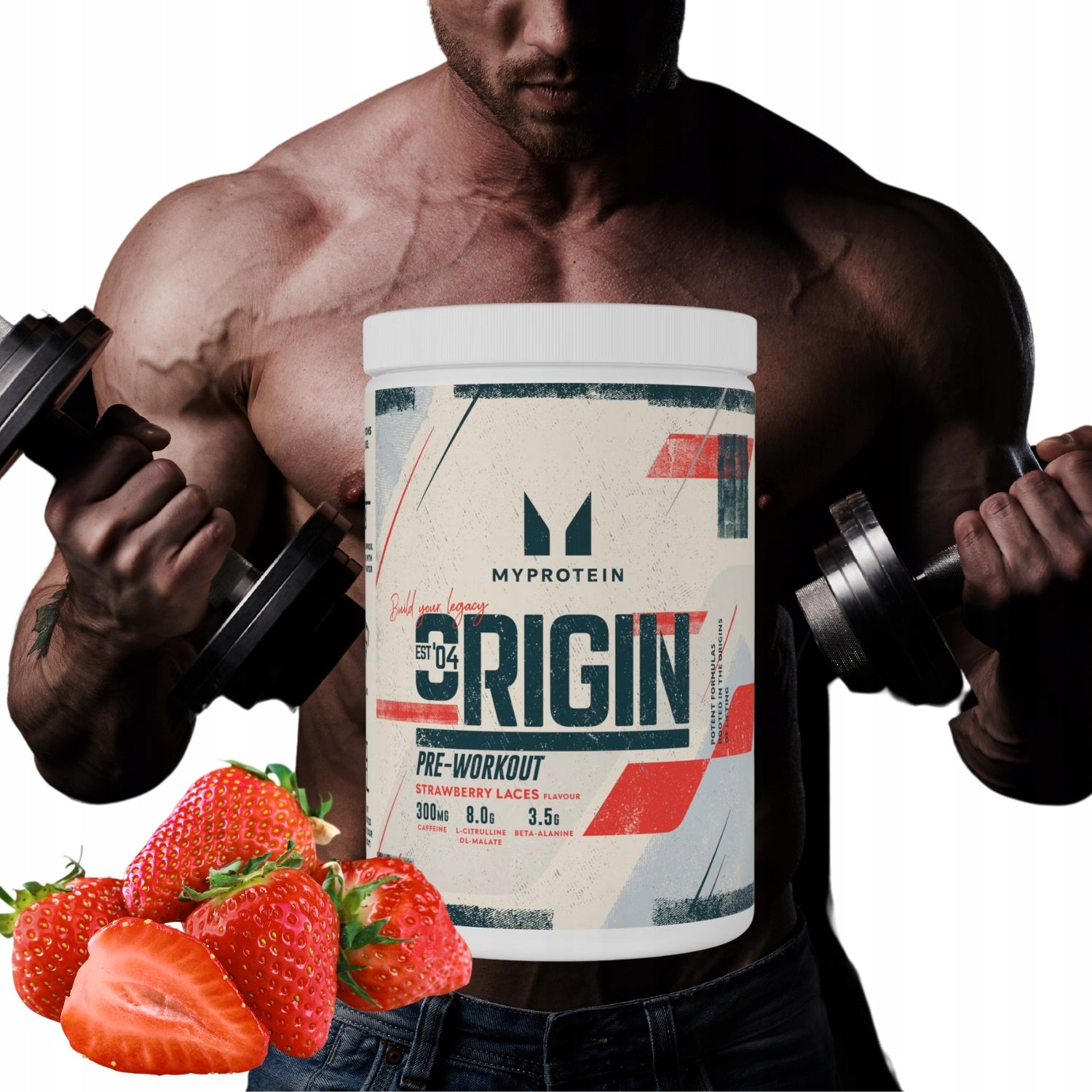 MYPROTEIN Origin Pre-Workout 600G pre-workout citrulline beta-alanine Packaging status original
