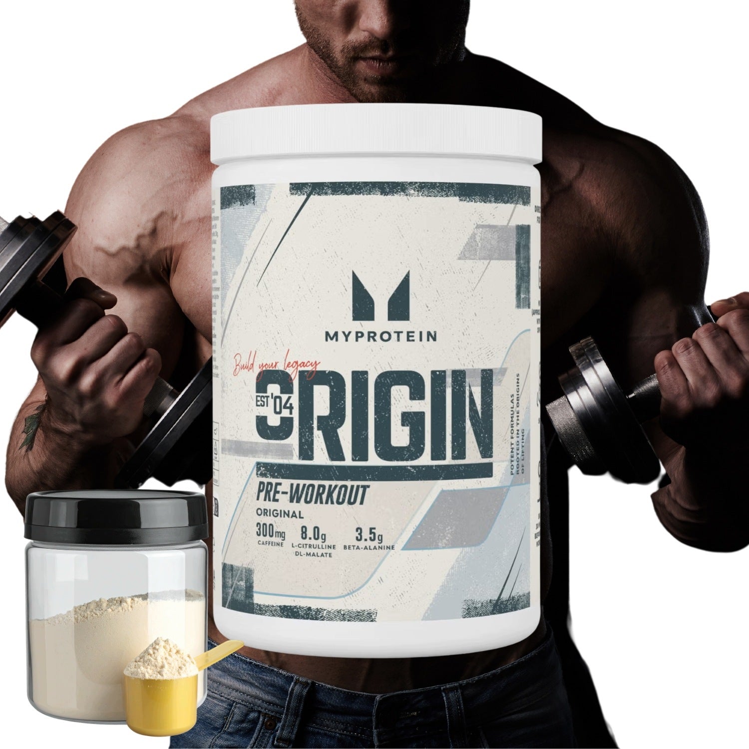 MYPROTEIN Origin Pre-Workout 600G pre-workout citrulline beta-alanine