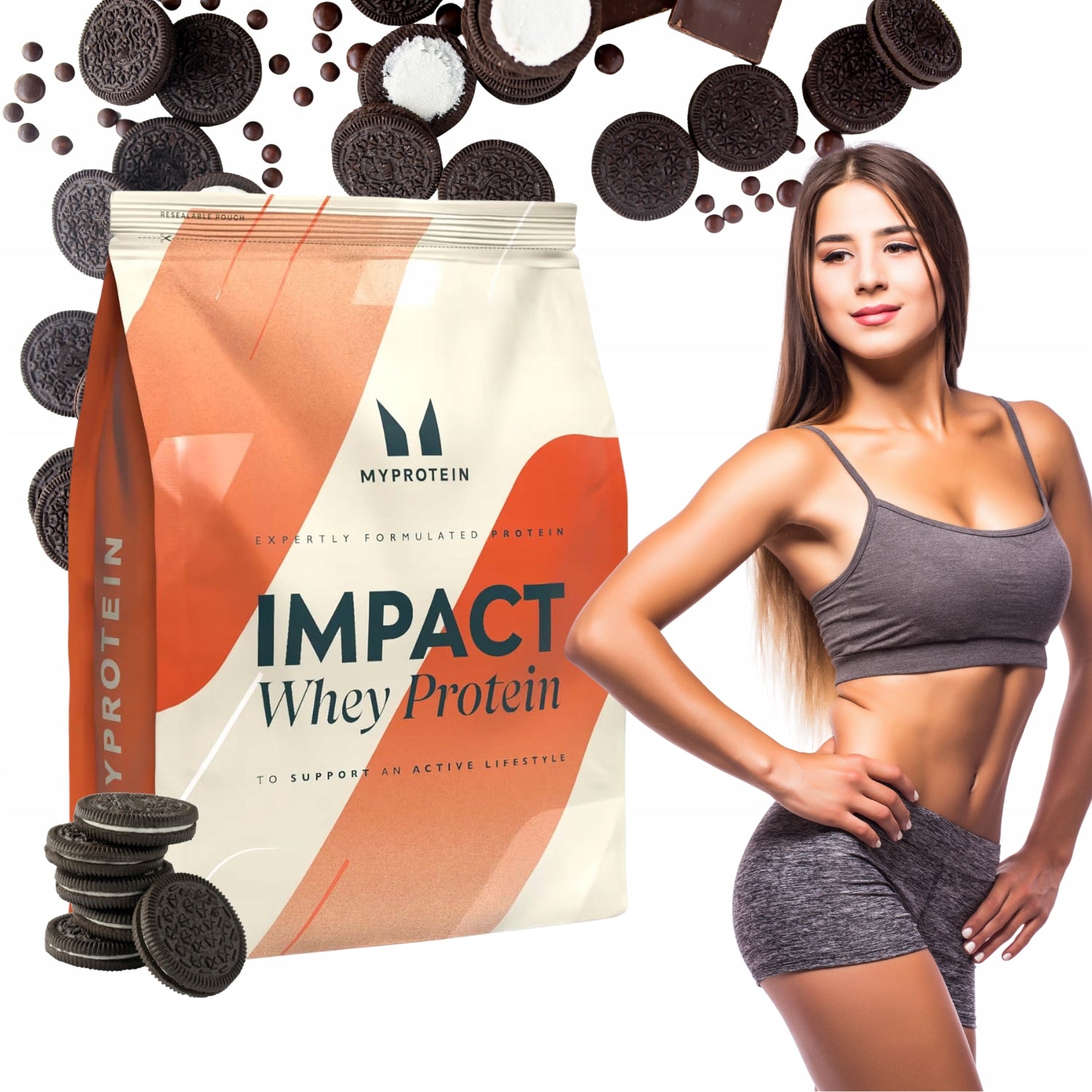 MYPROTEIN Protein 2,5kg impact whey protein WPC taste CAKE WITH CREAM