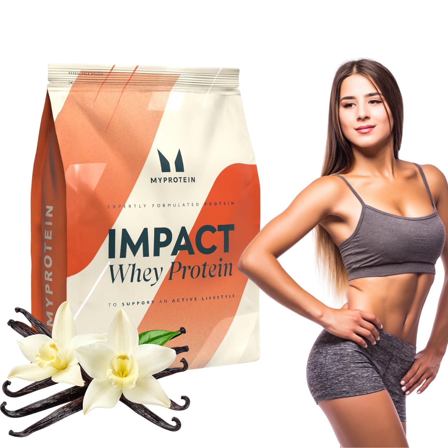 MYPROTEIN Protein 900g impact whey protein WPC VANILLA flavour