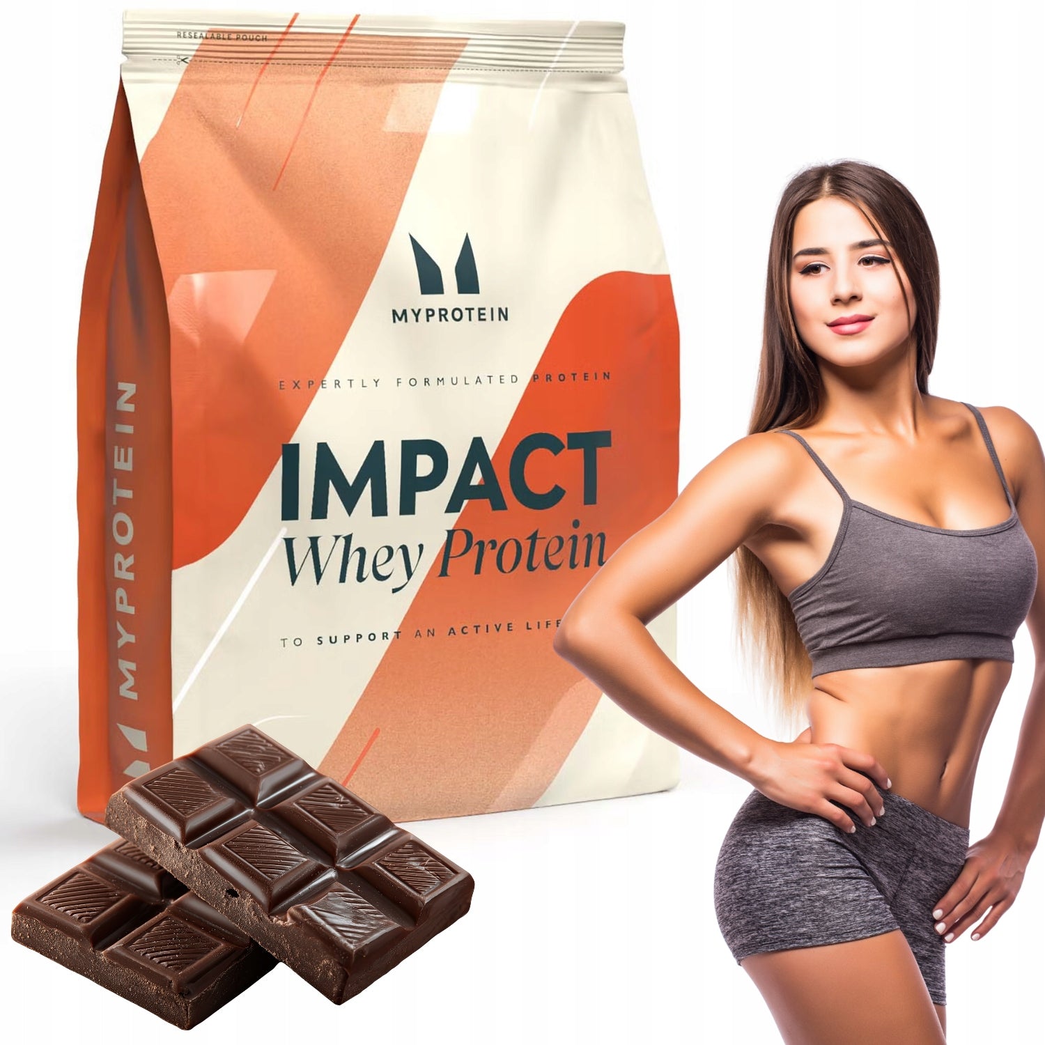 MYPROTEIN Protein 900g impact whey protein WPC chocolate flavour