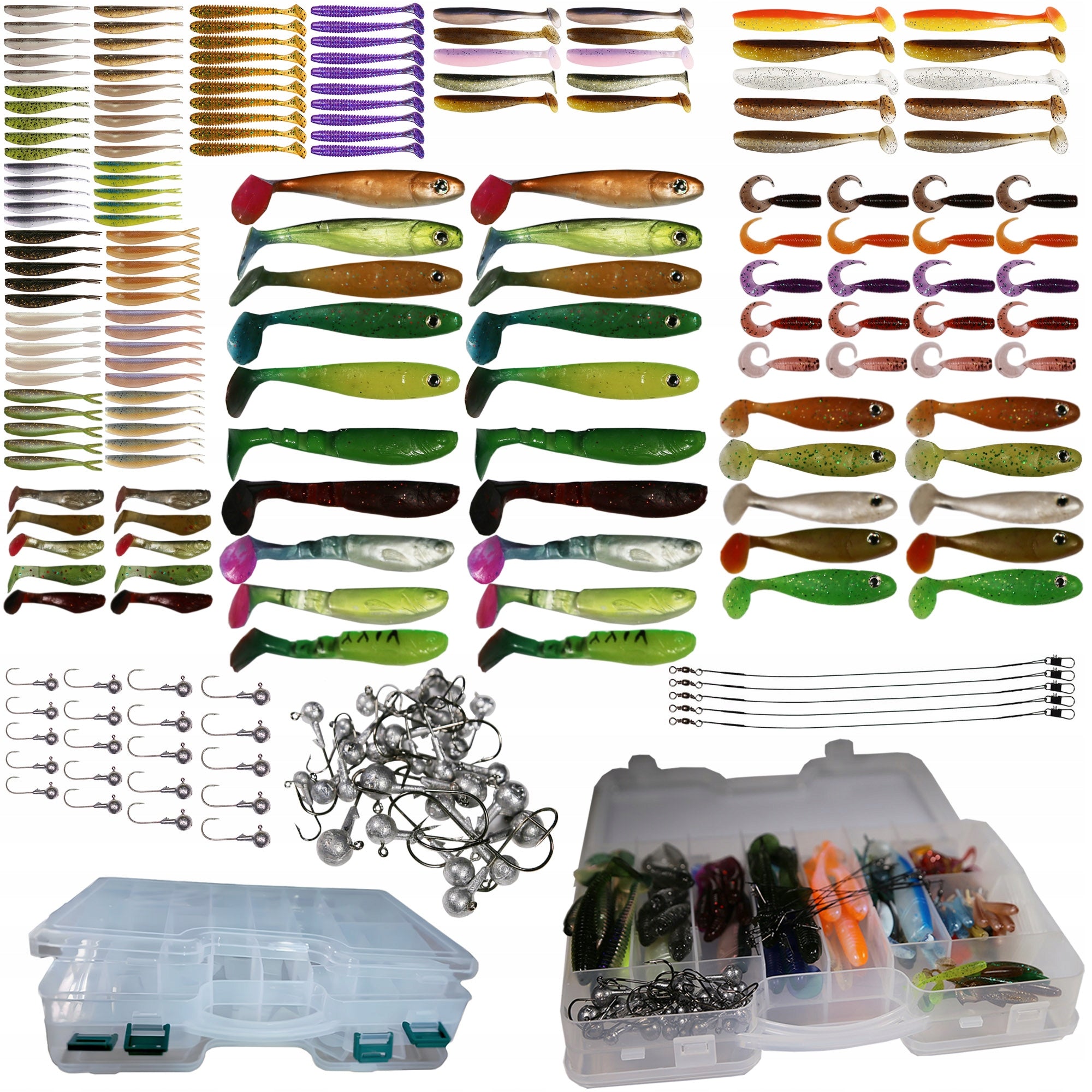 MYSTERY BOX 2 - 186 EL. LARGEST SET OF SPINNING LURES + BOX