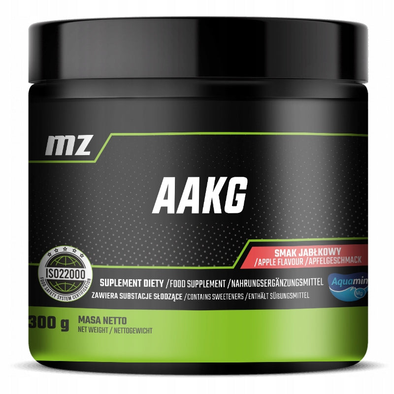 MZ-STORE AAKG 300g arginine alfa-ketoglutarate, apple flavour