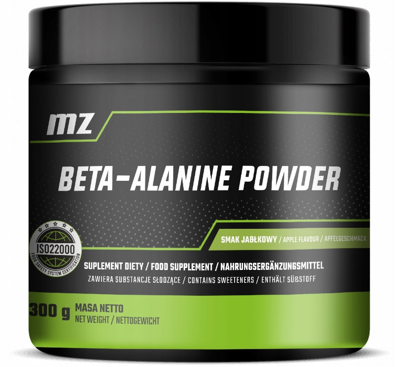 MZ-STORE Beta-Alanine Powder 300g beta-alanine, apple flavour