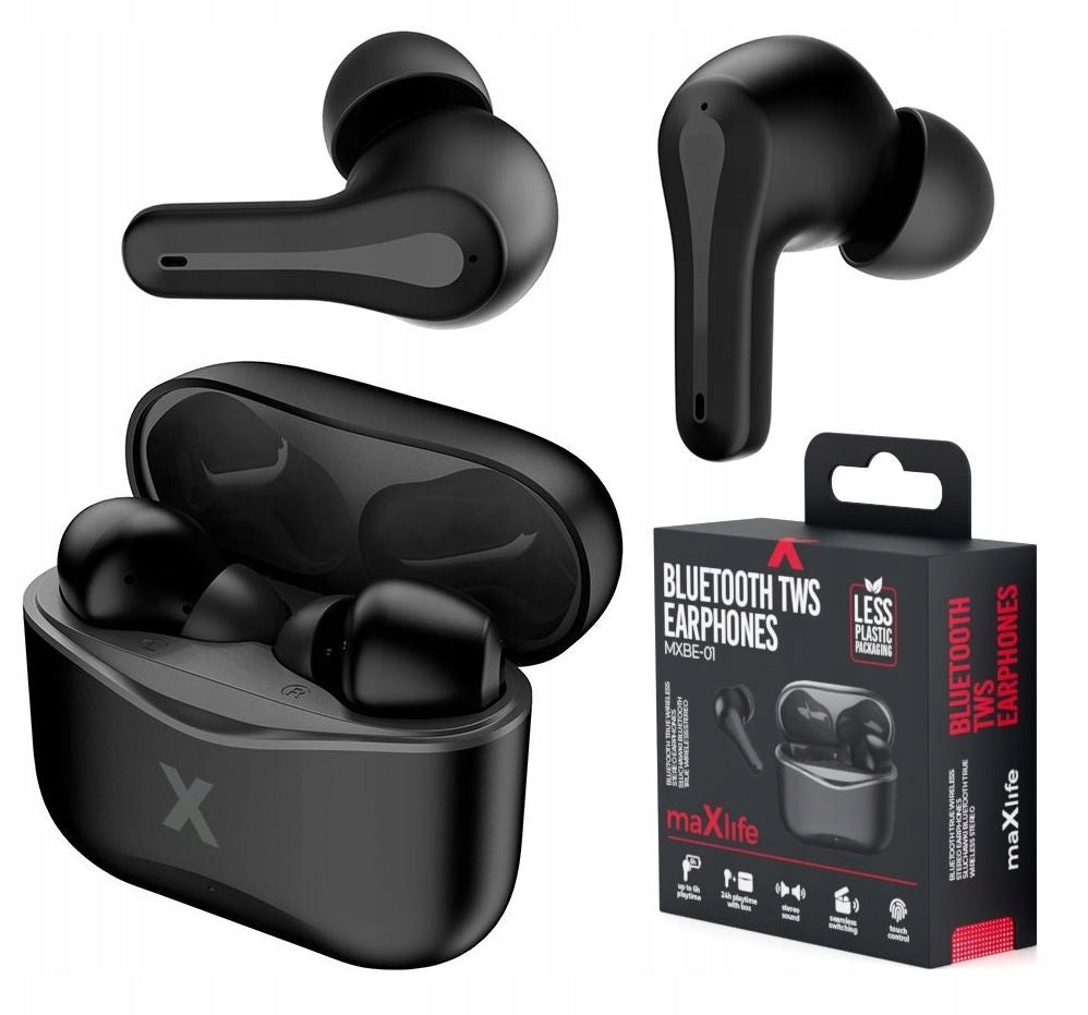 MaXlife Wireless Headphones with Bluetooth Microphone 5.1 Powerbank