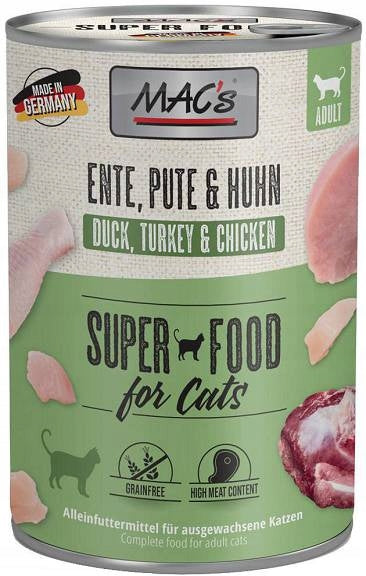 Mac's Adult with duck, turkey and chicken 400g EAN (GTIN) 4027245008185