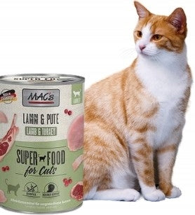 Mac's Cat Adult Food with Lamb and Turkey 400g