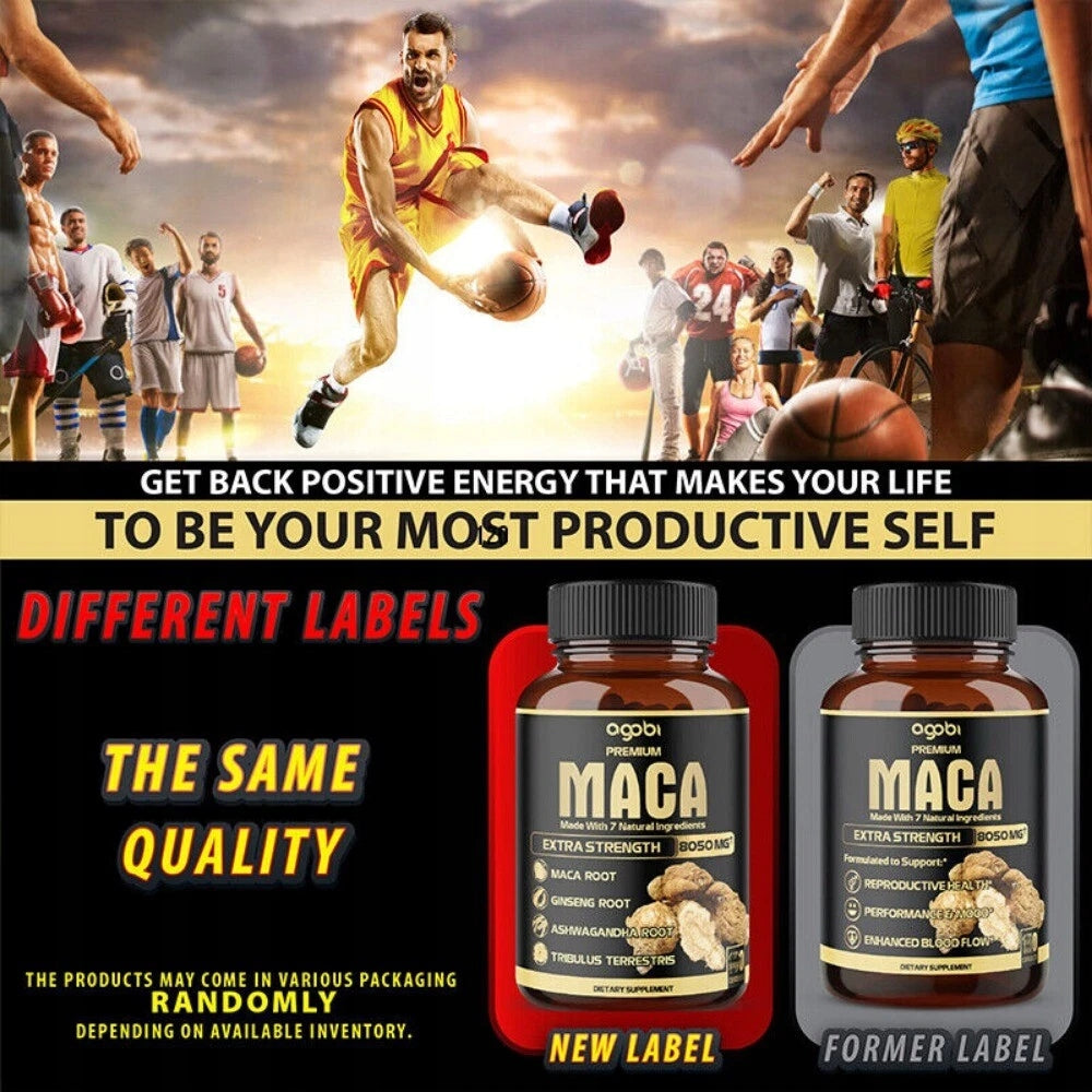 Maca 8050 mg supports desire and endurance – 120 capsules Expiration date at least 1 year from the date of purchase