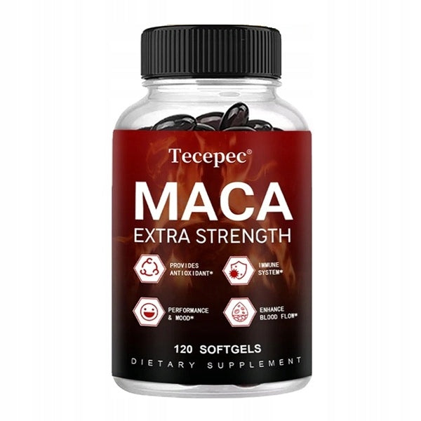 Maca Extra Strength improves mood and strengthens the immune system...