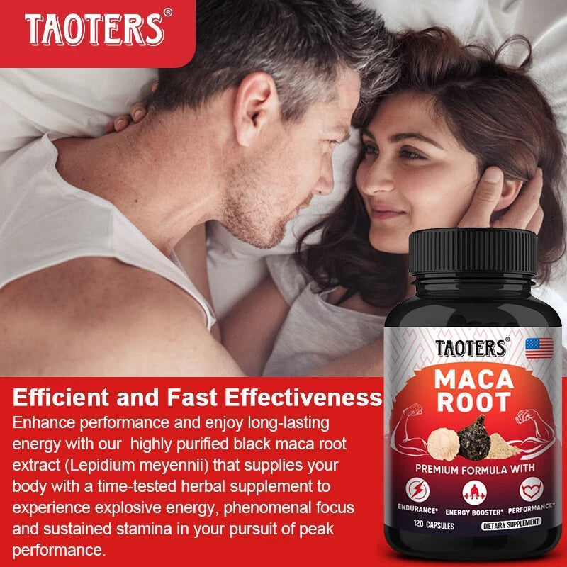 Maca root extract in vegan capsules – energy, endurance... Packaging status original