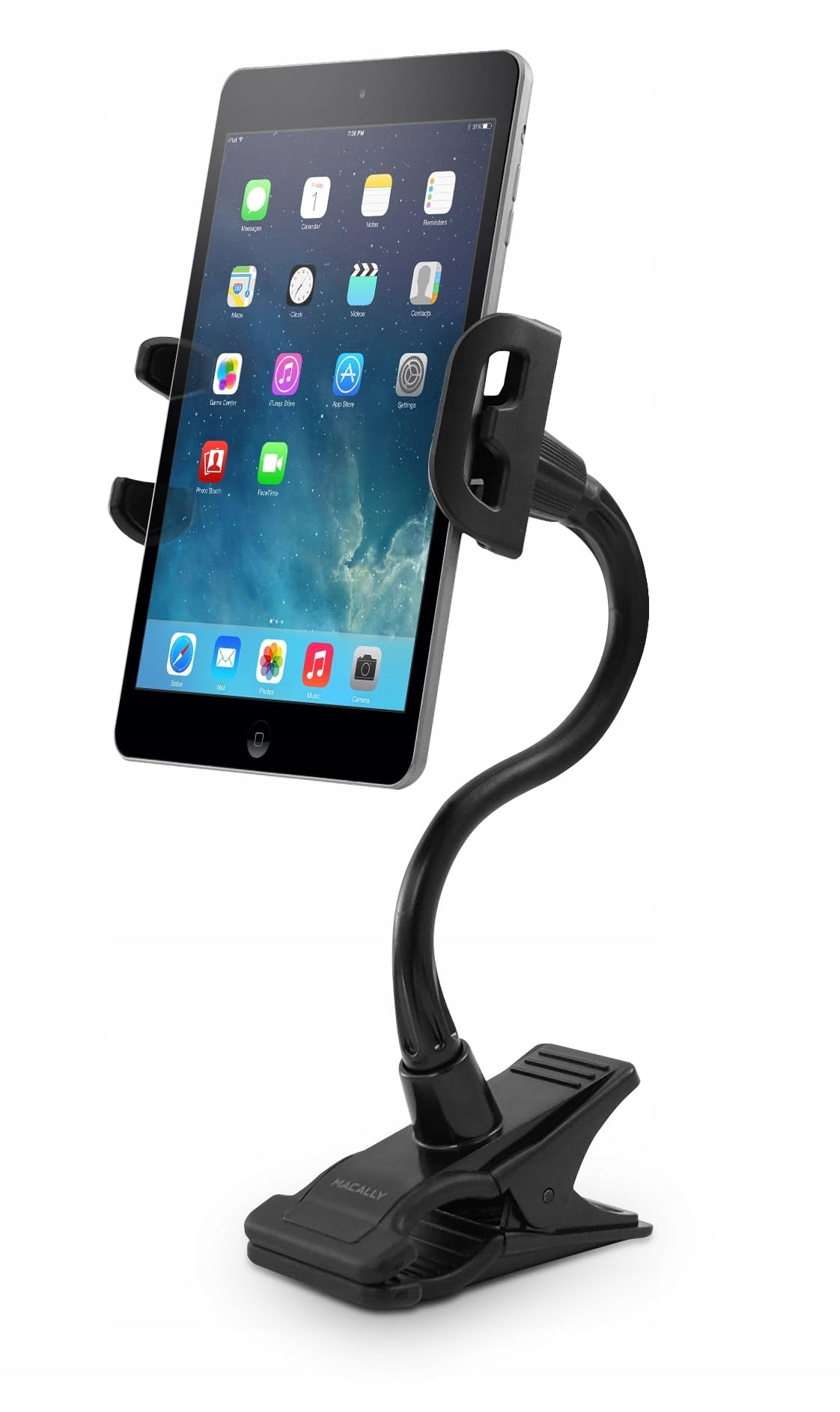 Macally ClipMount Adjustable Clamp Holder for iPad/Tablet 96-203