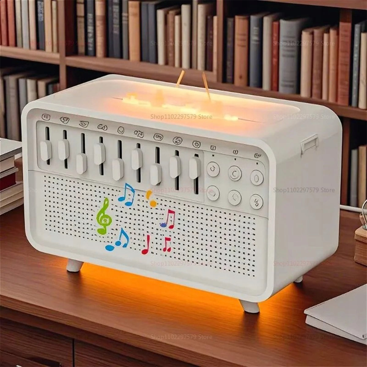 Machine White Noise Diffuser Humidifier Bluetooth Speaker Night Lamp EAN (GTIN) 0783639694016