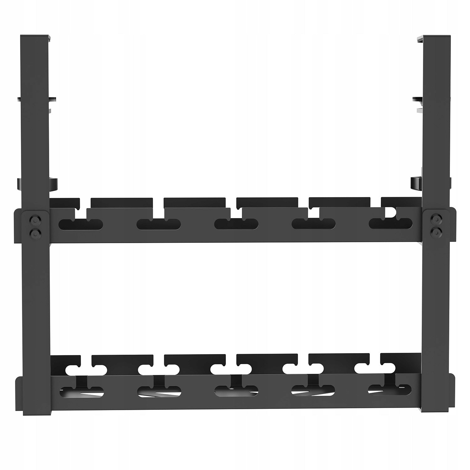 Maclean Cable Organizer, 2 Levels, Black, MC-104 B Manufacturer code MC-104 B