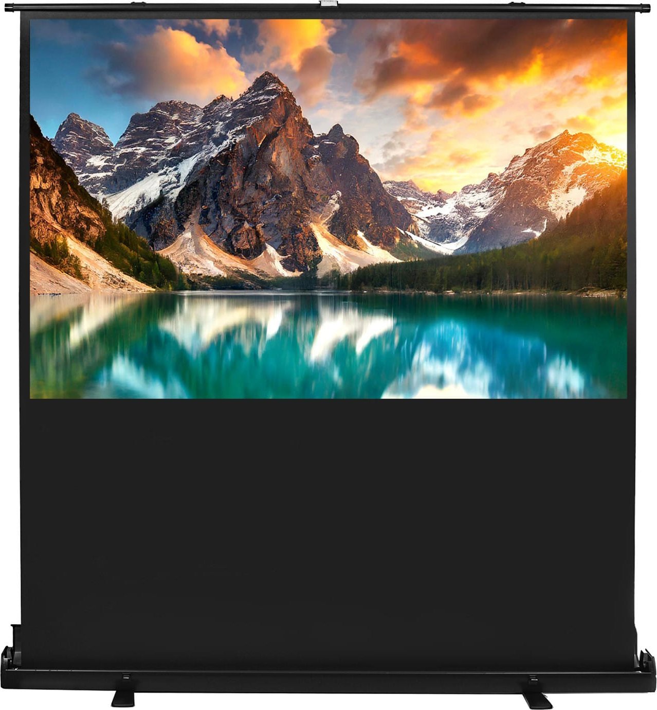 Maclean Portable Projection Screen Compact Floor 100" 16:10