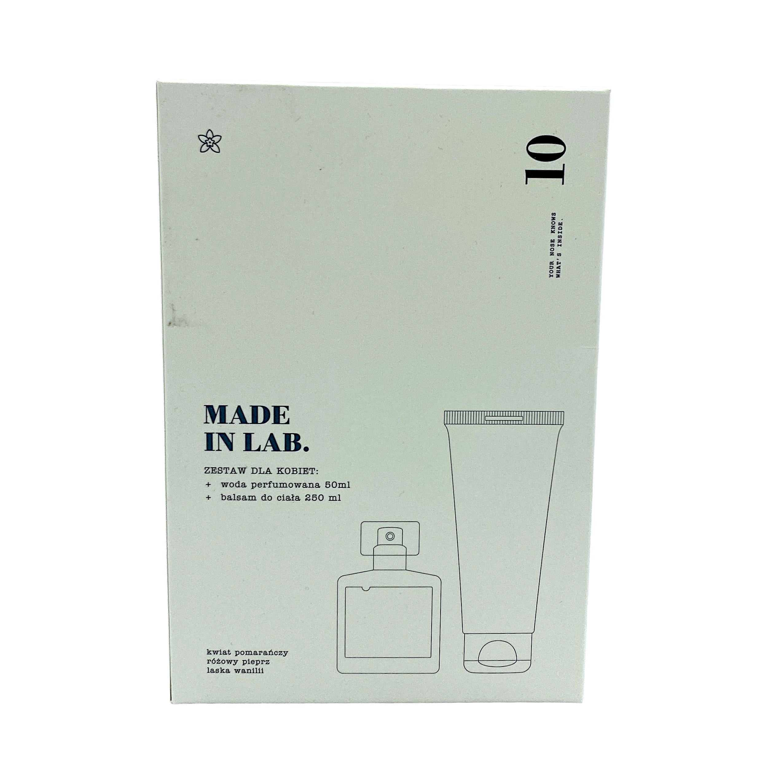 Made In Lab. “10” Set for women EDP 50ml + body lotion 250ml
