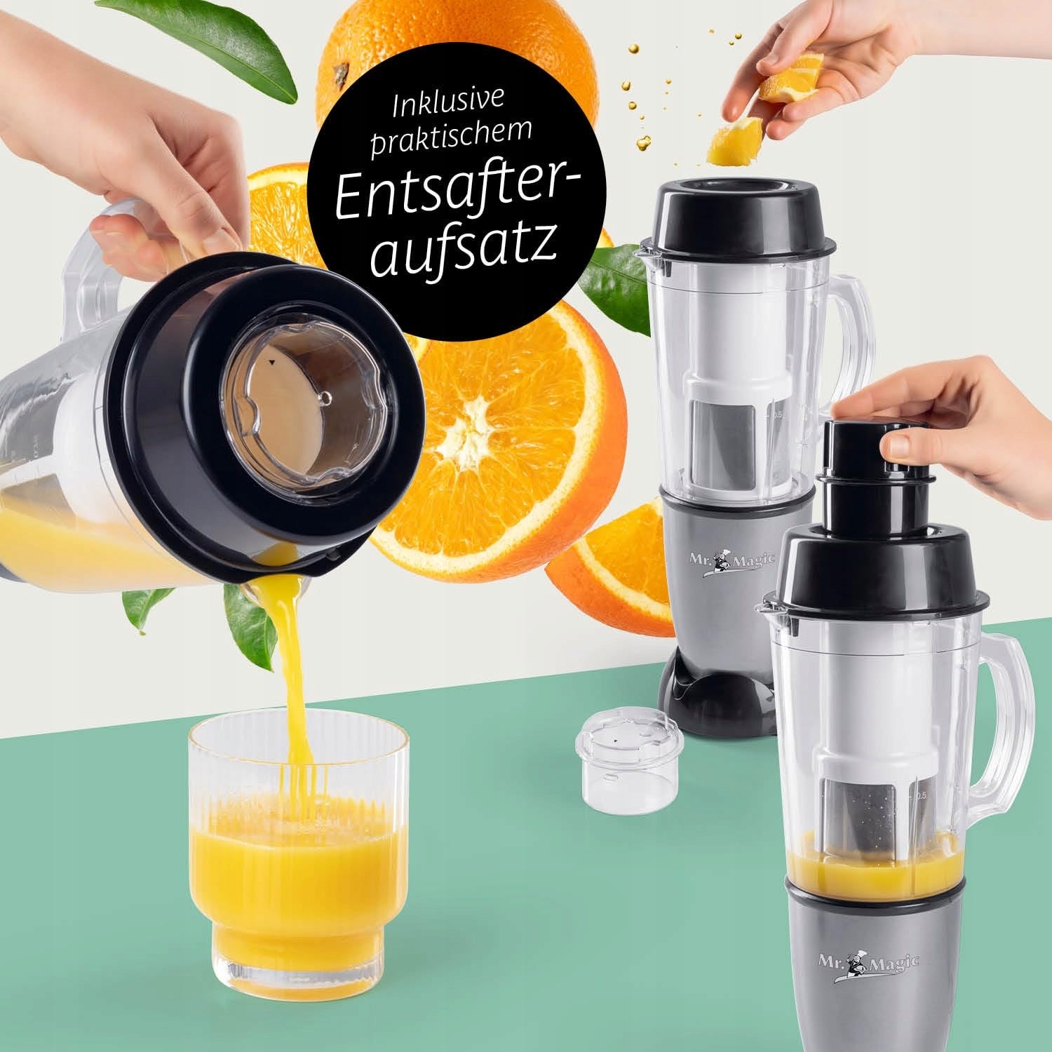 Magic Smoothie Maker 400 W Cup Blender, Grey-Black, Stand Mixer Manufacturer code 14949