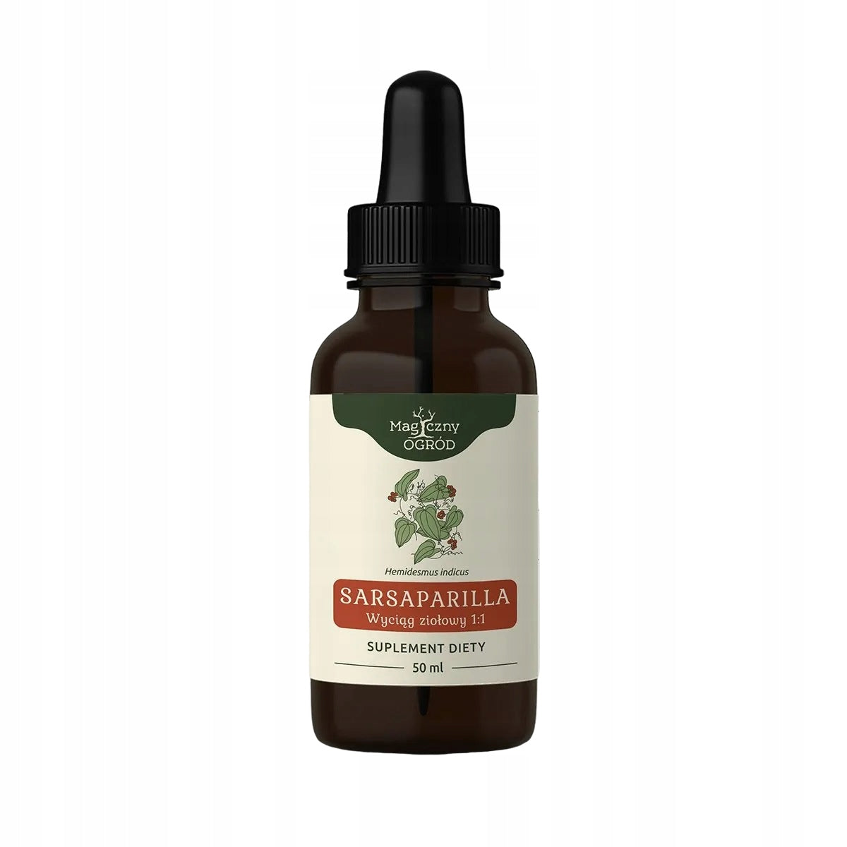 Magiczny Ogród SARSAPARILLA herbal extract 1:1 50ml JOINTS Resistance DETOX