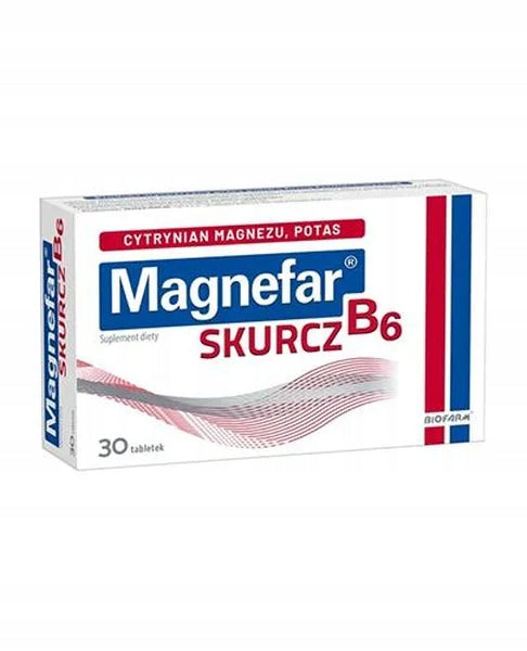 Magnefar B6 shrinkage 30 tablets