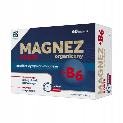 Magnesium B6 Forte 50 tabl. Prima - Magnesium Citrate + Vitamin B6 Brand no brand