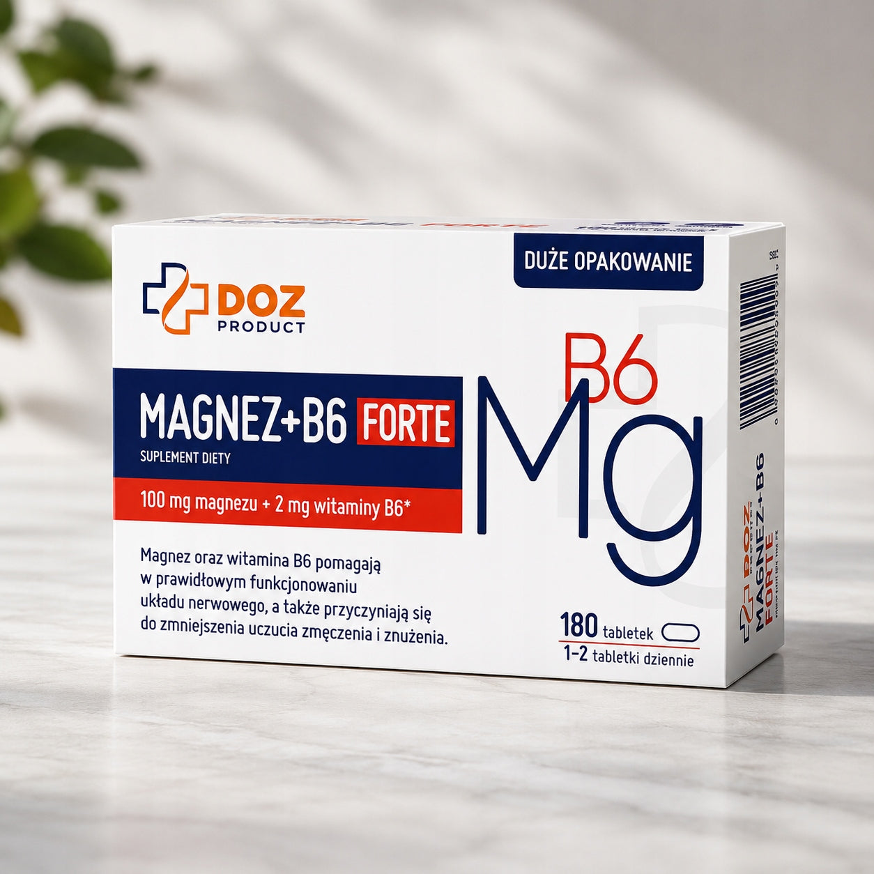 Magnesium B6 Forte tablets, DOZ Product, 180 pcs. Medical device no
