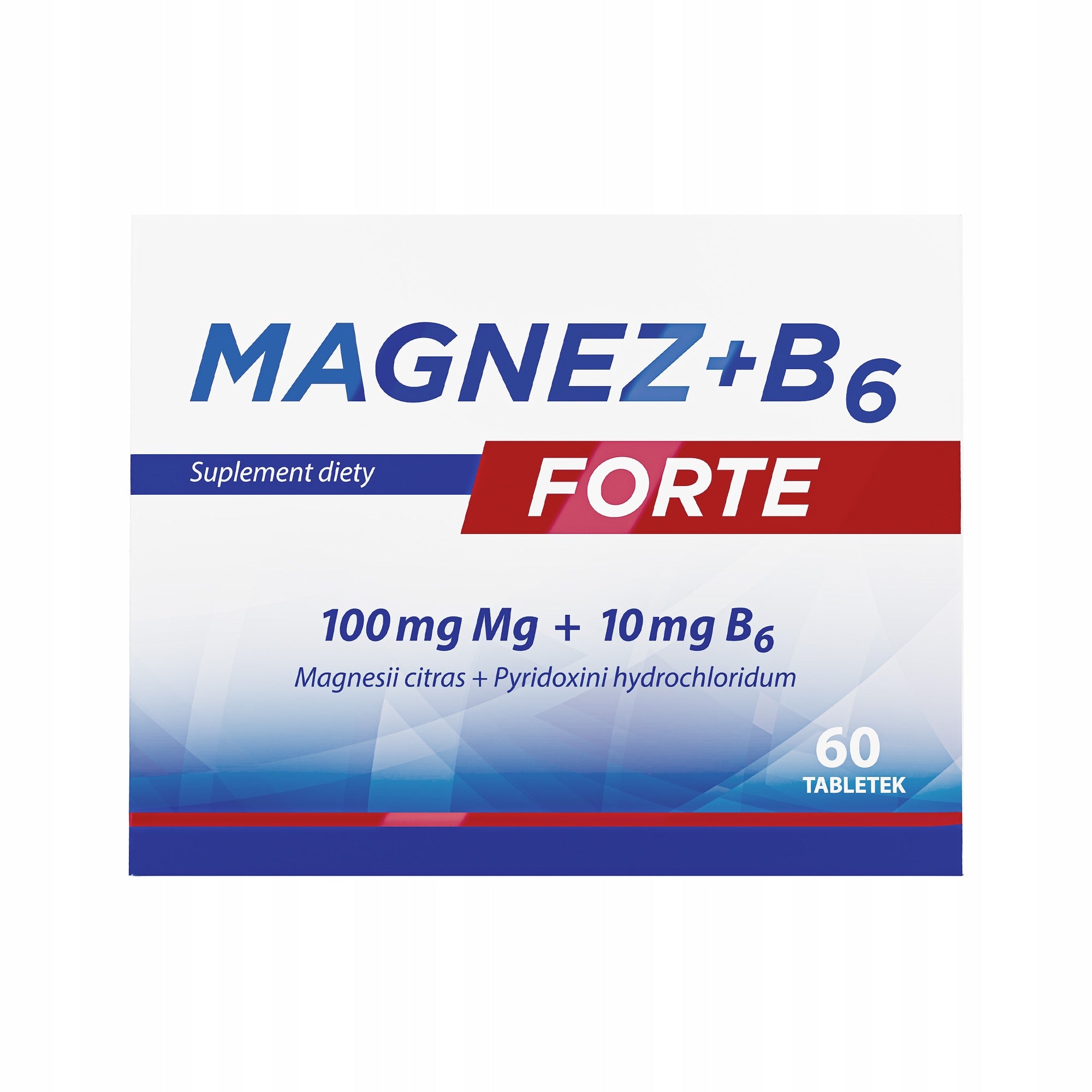Magnesium Citrate 100mg ions + Vitamin B6 Forte Nature Pharm 60 tablets