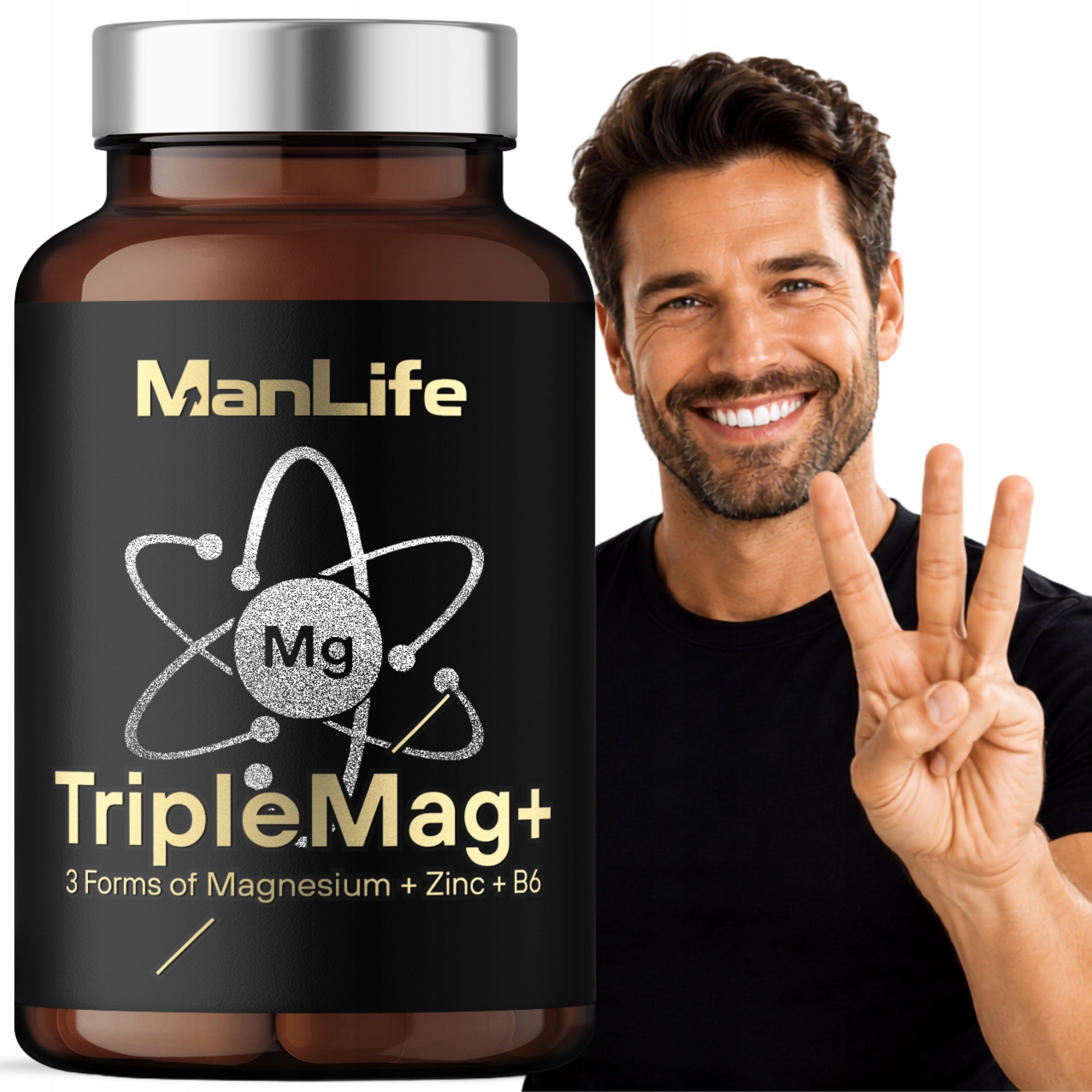 Magnesium Citrate Magnesium Chelate Magnesium Taurate 3 MOLDS + Zinc + B6