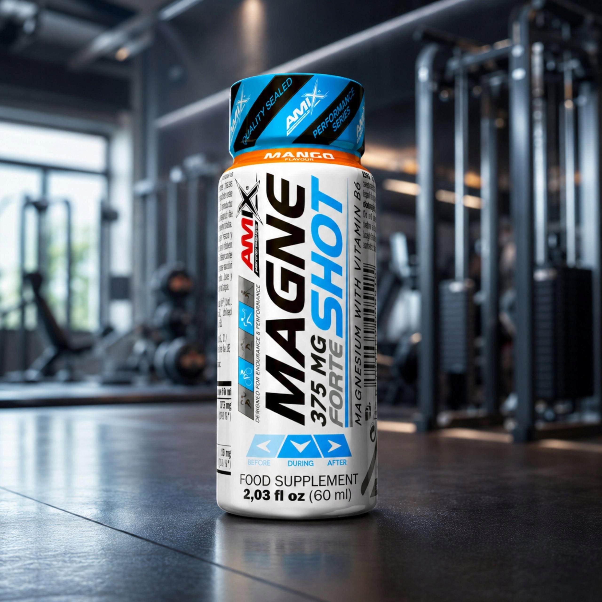 Magnesium Citrate with Vitamin B6 Magnesium Liquid Shot for Contractions 3x 60ml Packaging status original