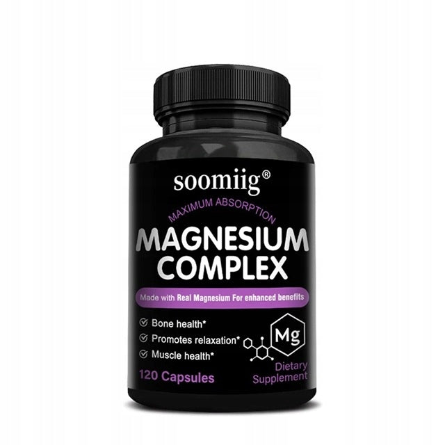 Magnesium Complex Capsules - Improve mood, strengthen muscles and health...