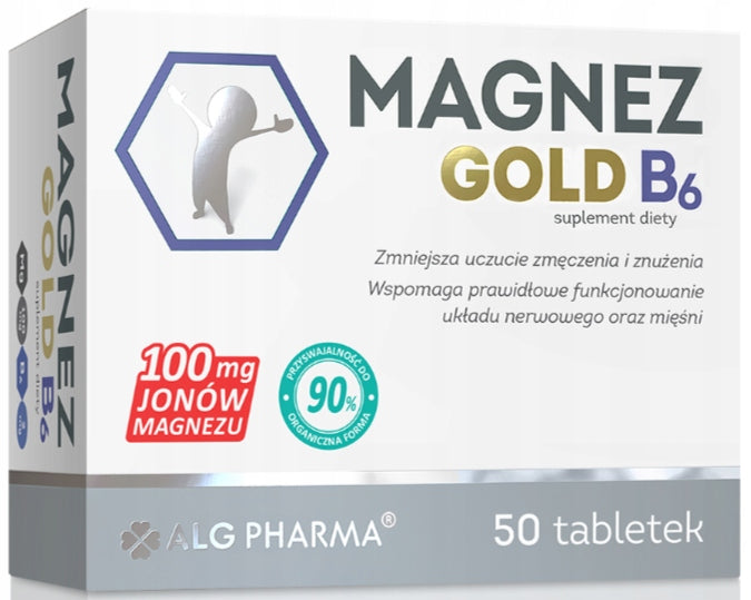 Magnesium Gold B6 50 tablets 100 mg magnesium ions