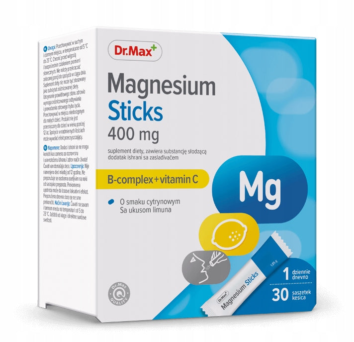 Magnesium Sticks Dr.Max, lemon 30 sash