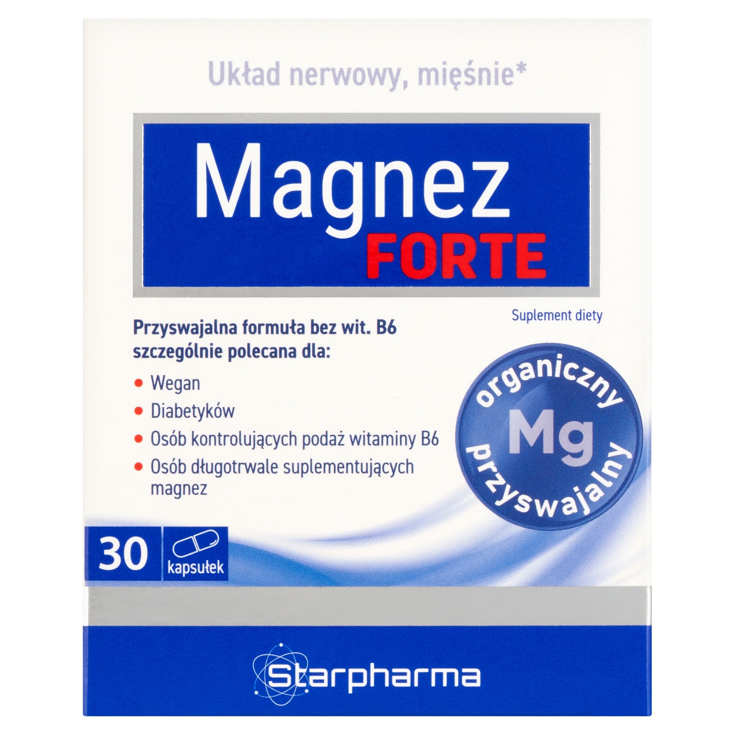 Magnesium Strong 30 k Magnesium Citrate Starpharma Mineralium Manufacturer code 5902989930994