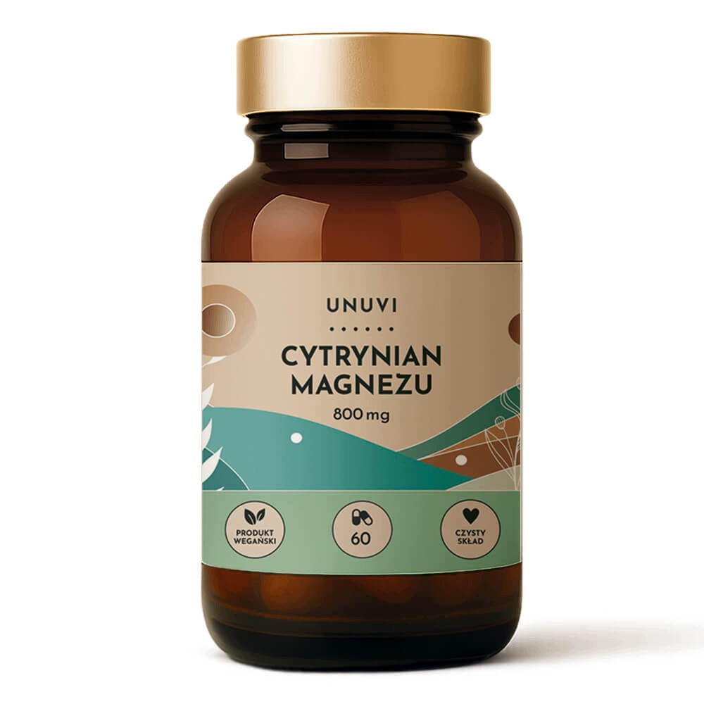 Magnesium citrate 800 mg 60 vegetarian capsules - UNUVI