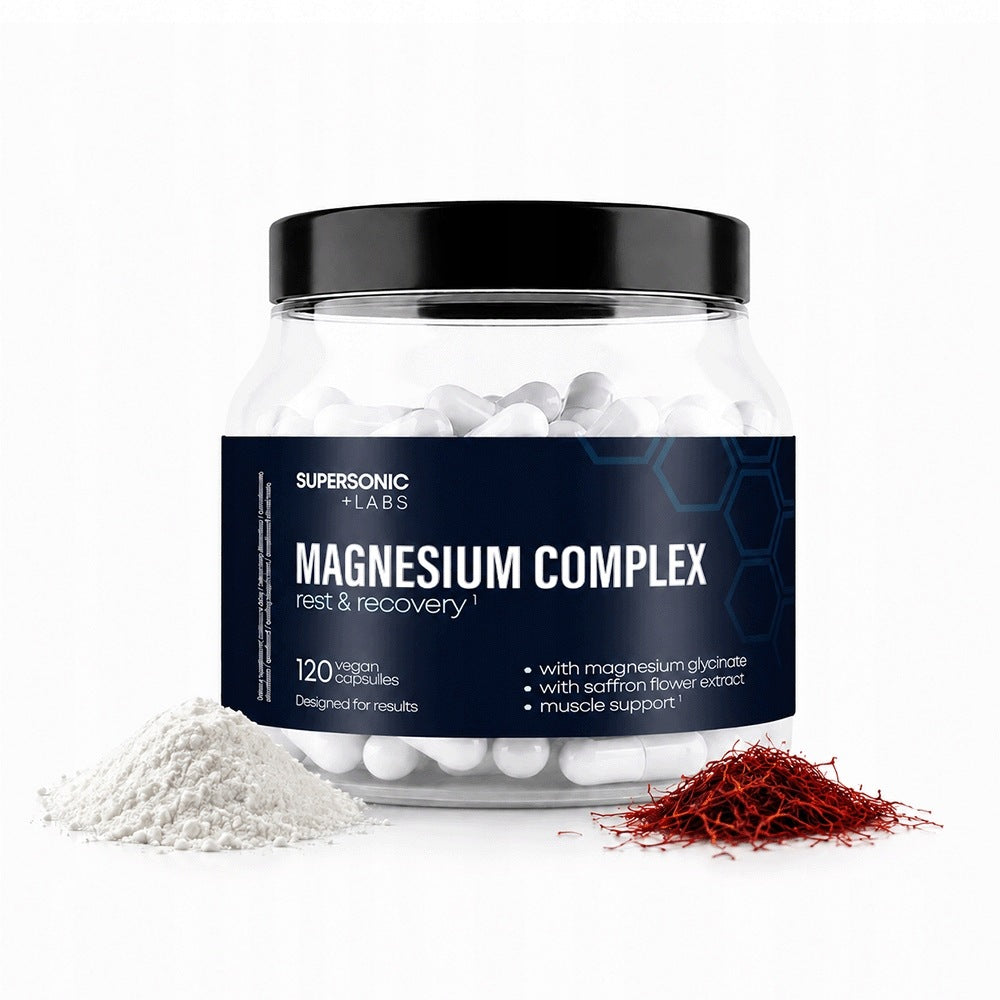 Magnesium glycinate citrate with taurine and saffron Supersonic 120 capsules
