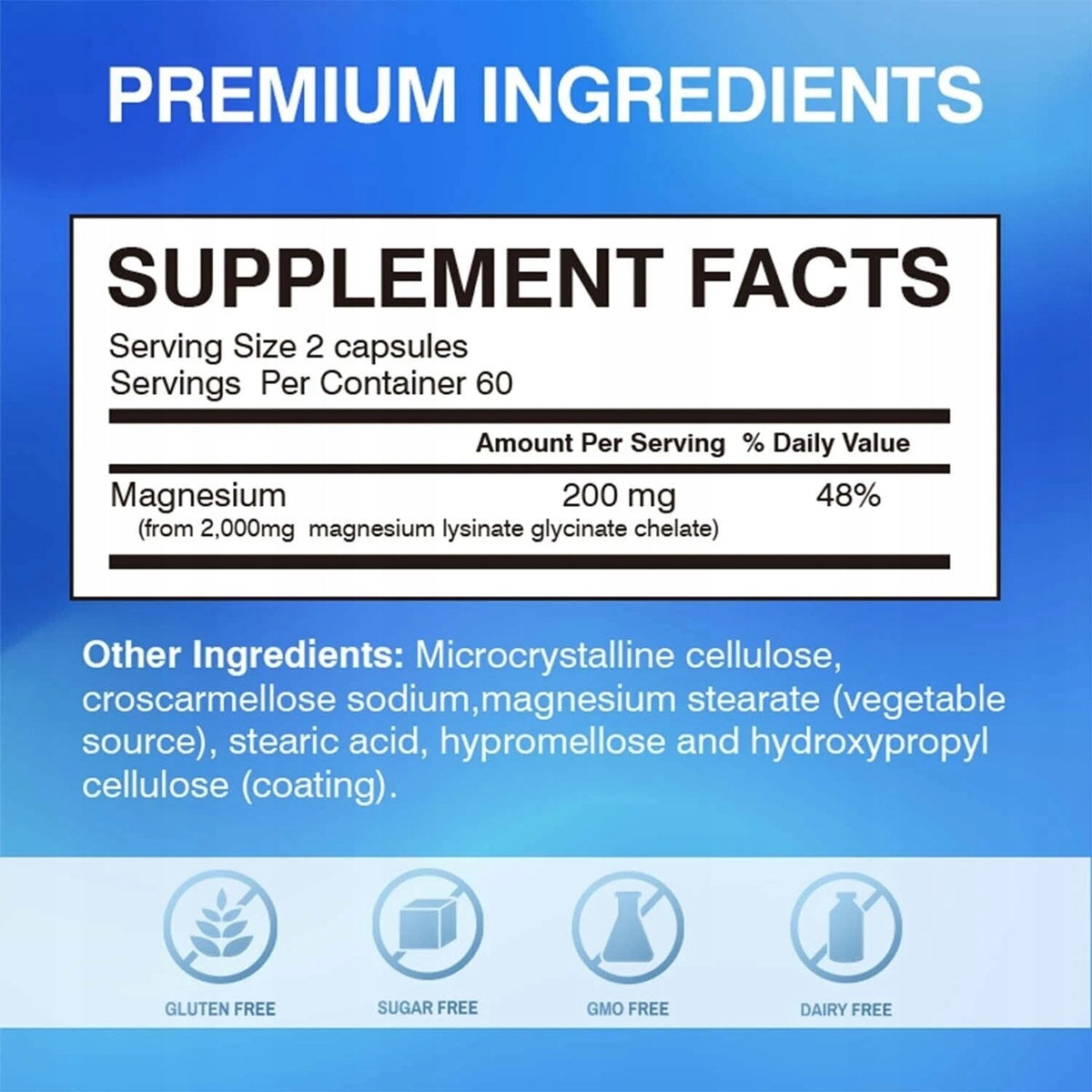 Magnesium with high absorption 200 mg-bone, healthmuscles and nerves, high... Manufacturer code Coolkin