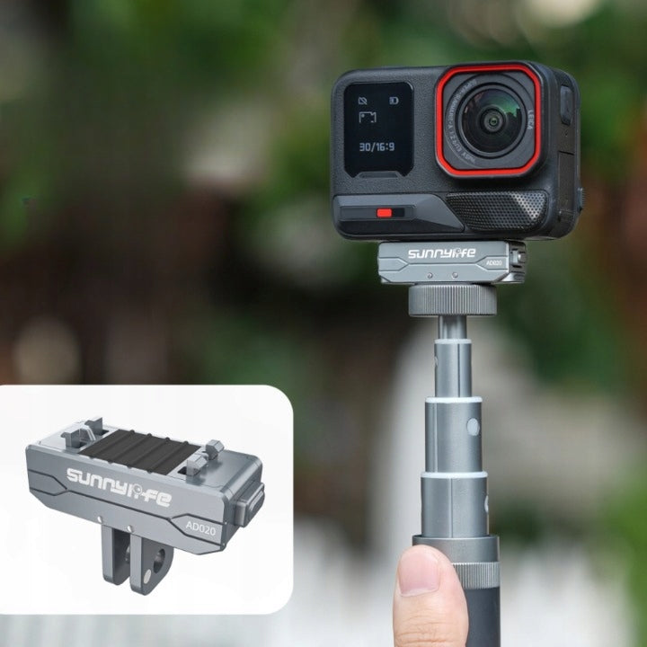 Magnetic 1/4 GoPro Quick Mount Adapter for Insta360 X5 Ace Pro 2 1 Brand Sunnylife