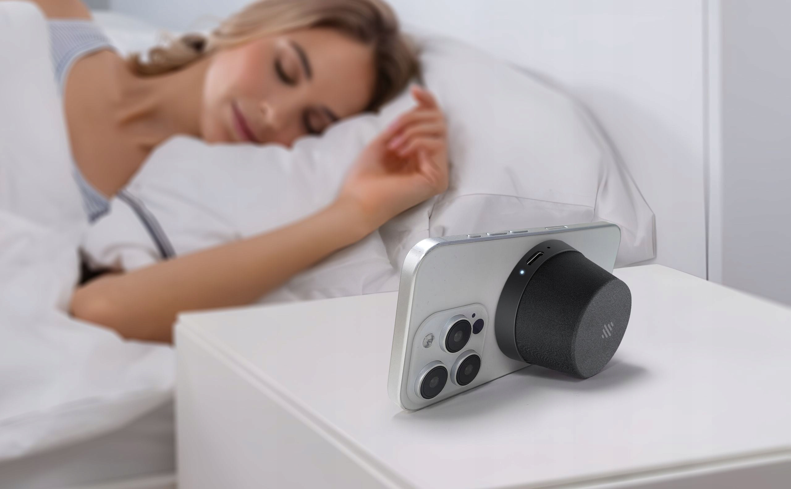 Magnetic Bluetooth Speaker with MagSafe Miatone Magboom Mini IPX6 Black Model other