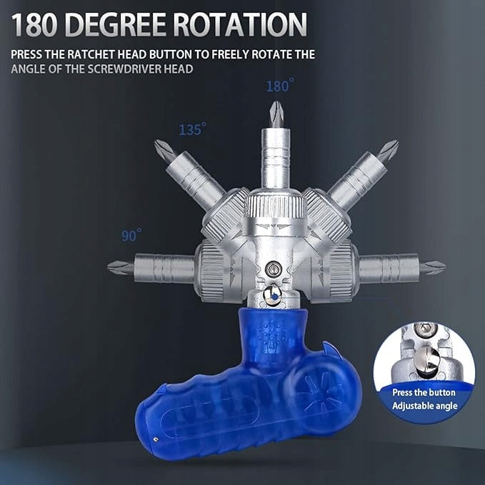 Magnetic Screwdriver Set Screwdrivers with Magnet 10in1 Adjustable Angle Manufacturer code komplet śrubokręt podręczny
