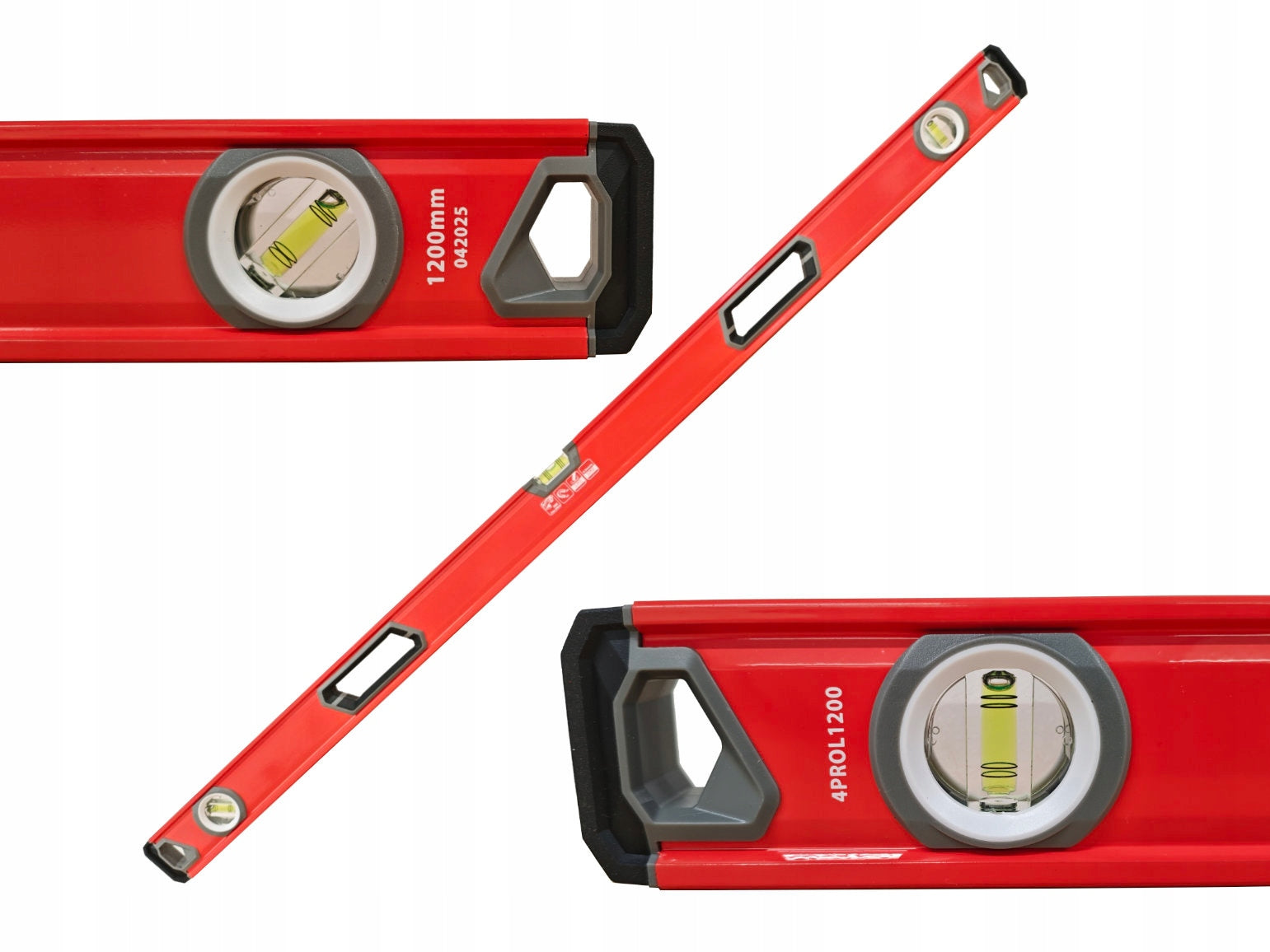 Magnetic aluminium level 4PRO 120cm 3 libelle handles