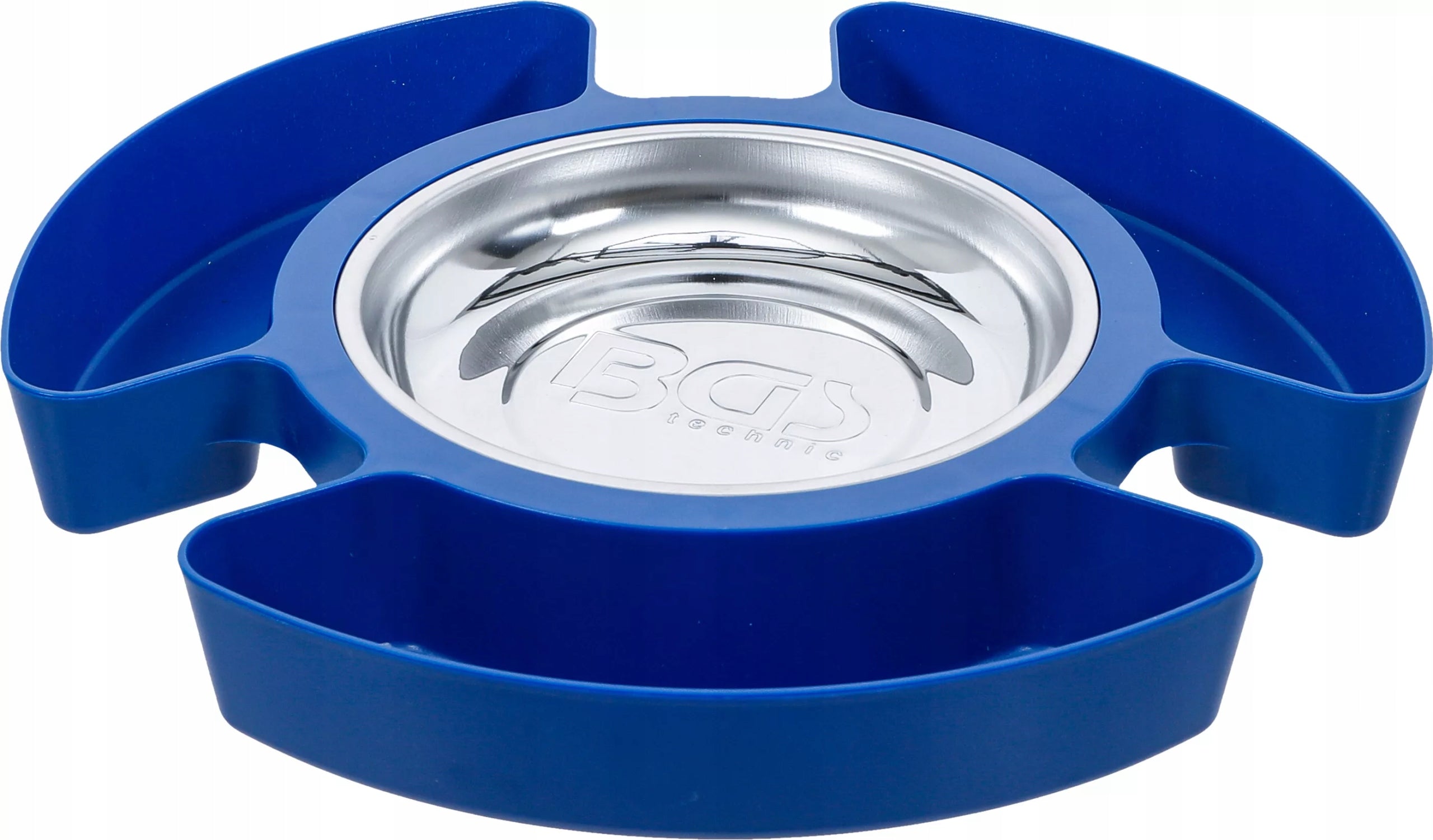 Magnetic bowl with 3 plastic compartments 150 mm, BGS 74534