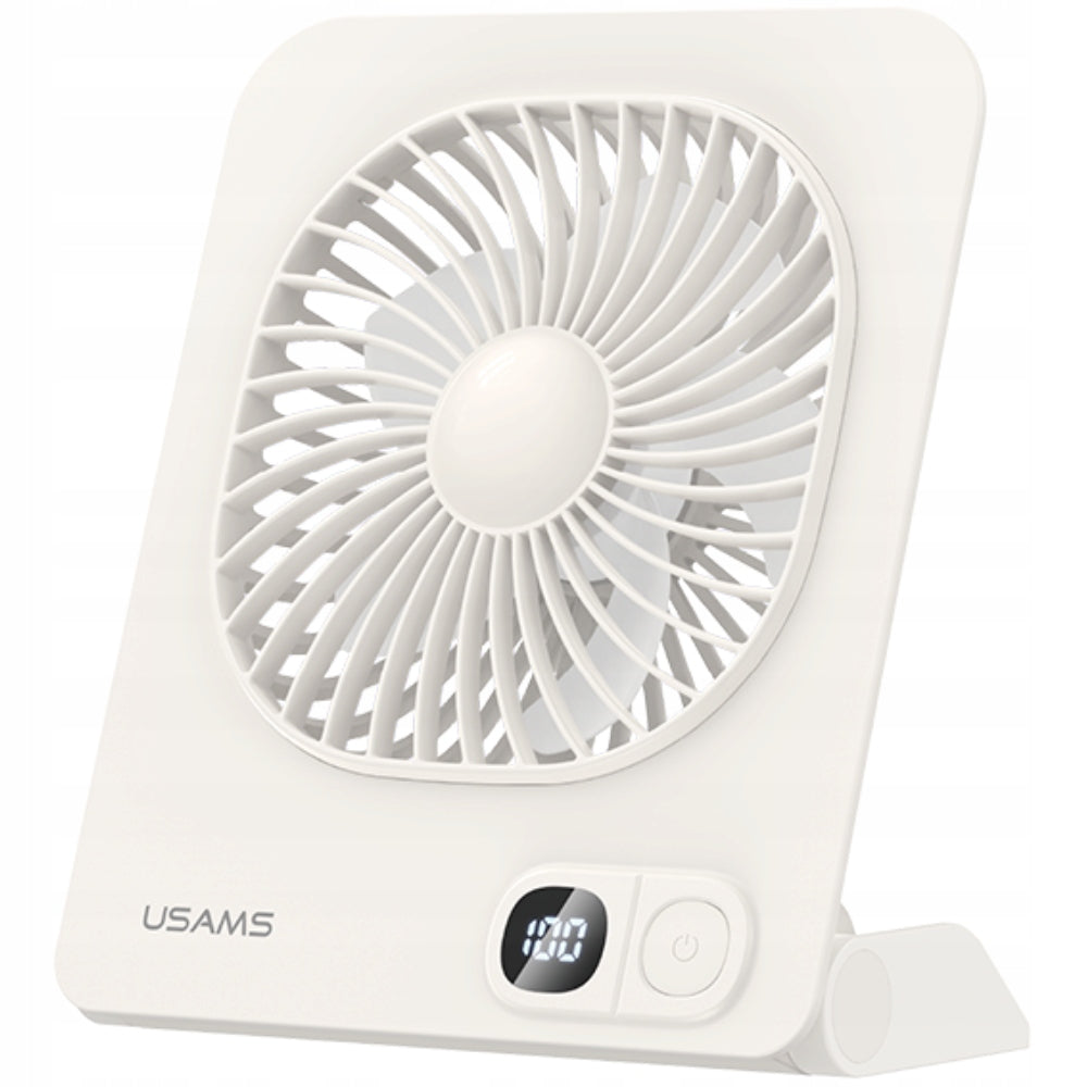 Magnetic desk fan USAMS white